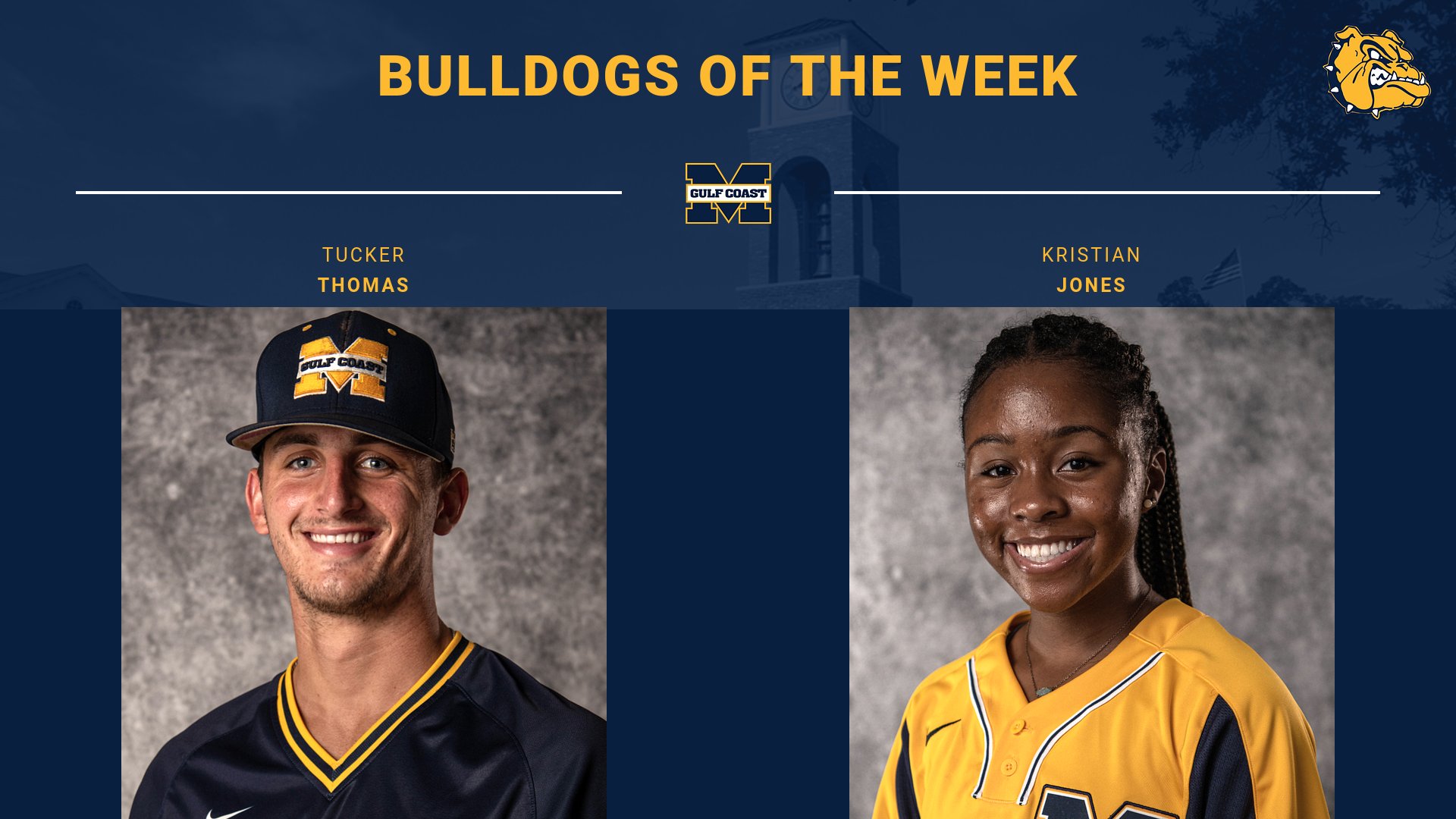 Thomas, Jones named Bulldogs of the Week