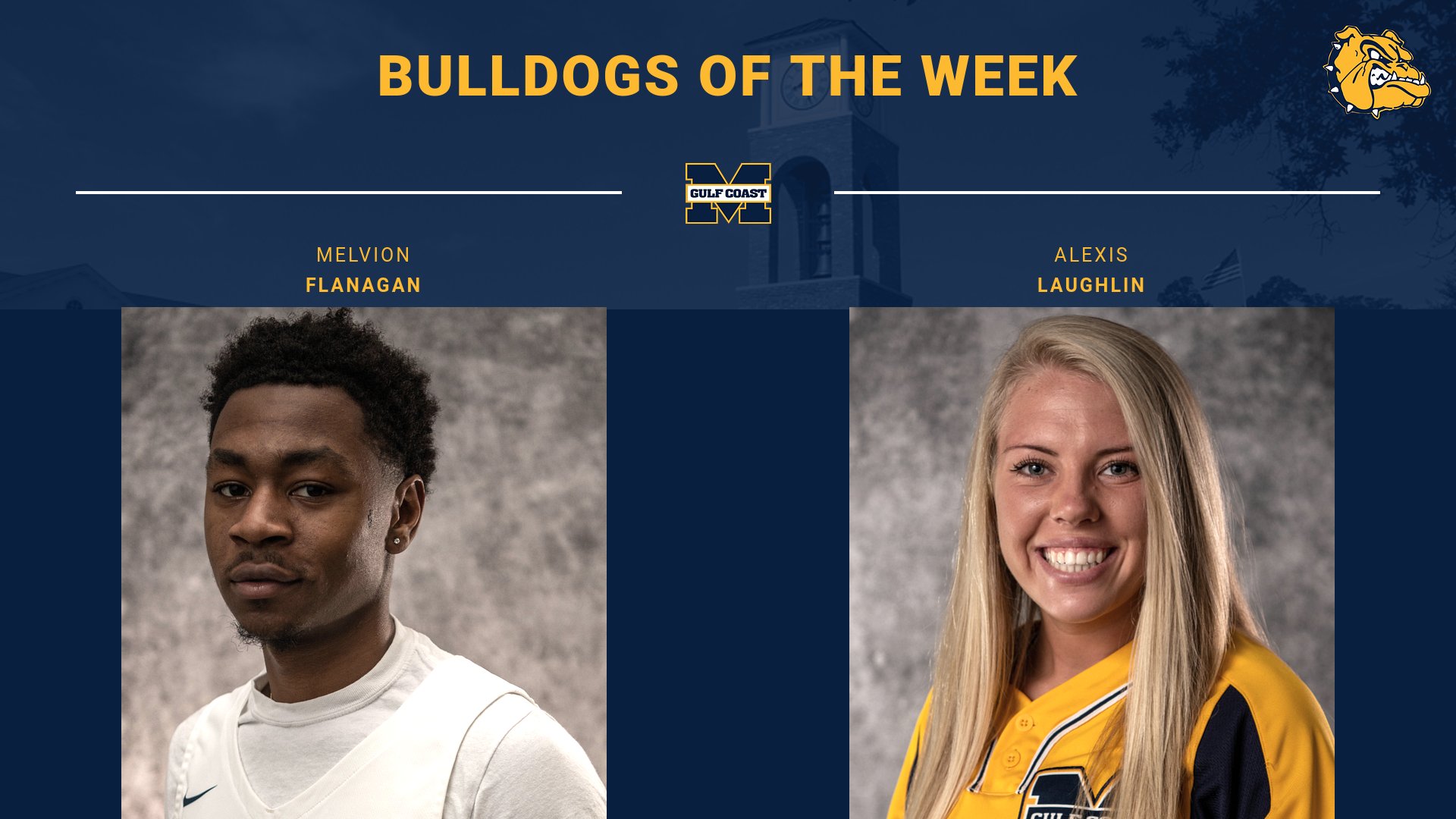 Flanagan, Laughlin named Bulldogs of the Week