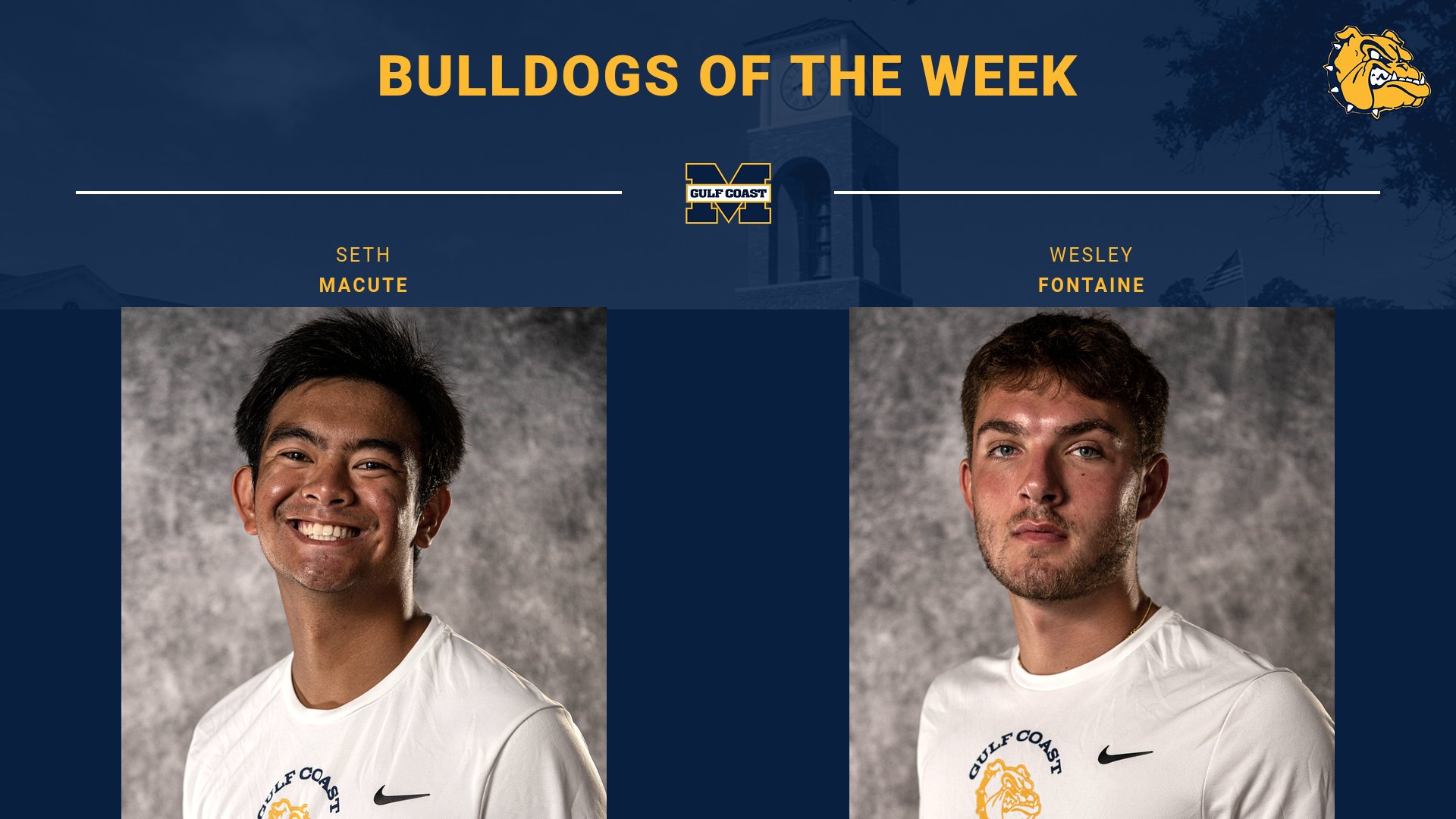 Macute, Fontaine named Bulldogs of the Week