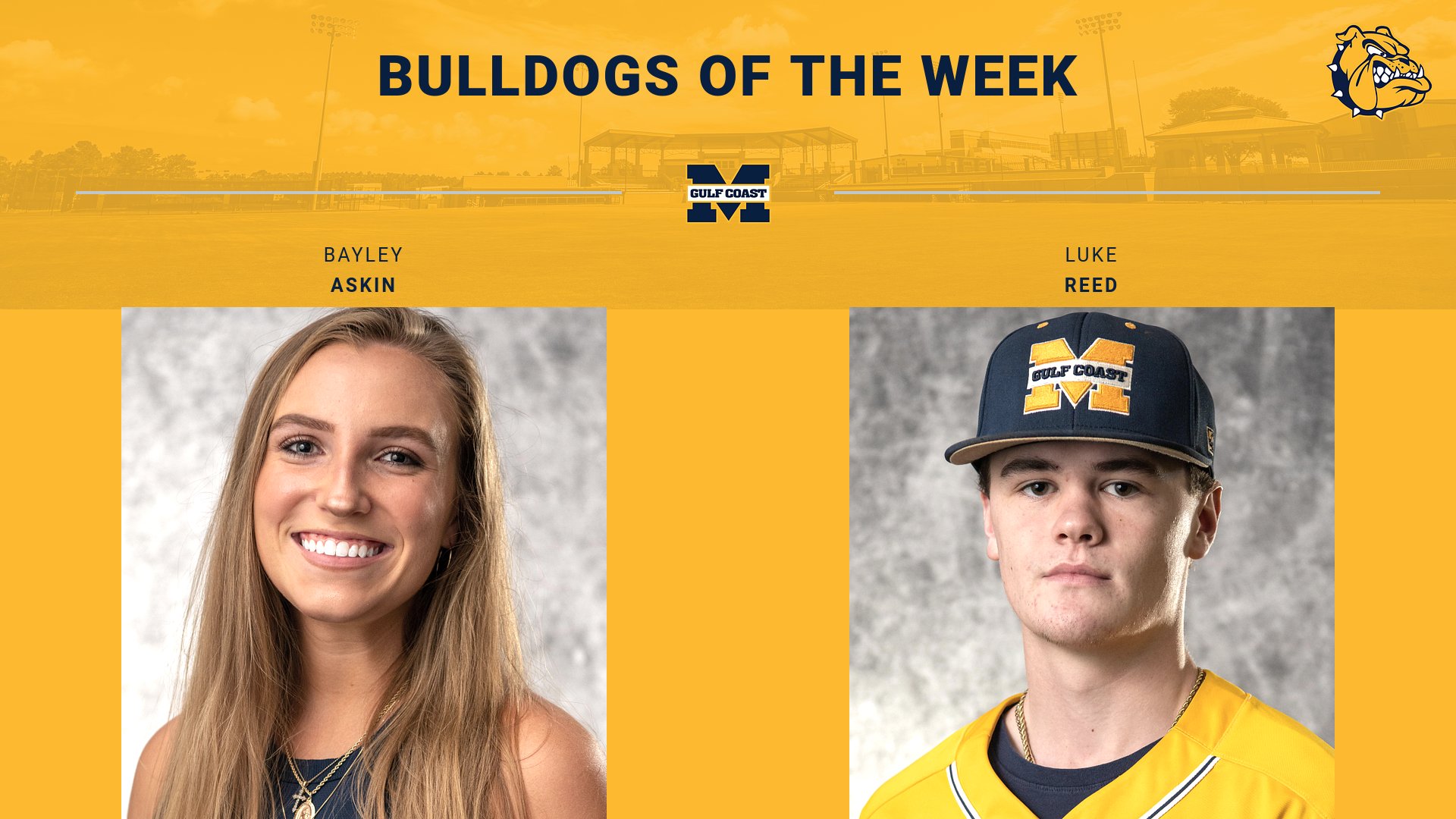 Askin, Reed named Bulldog of the Week