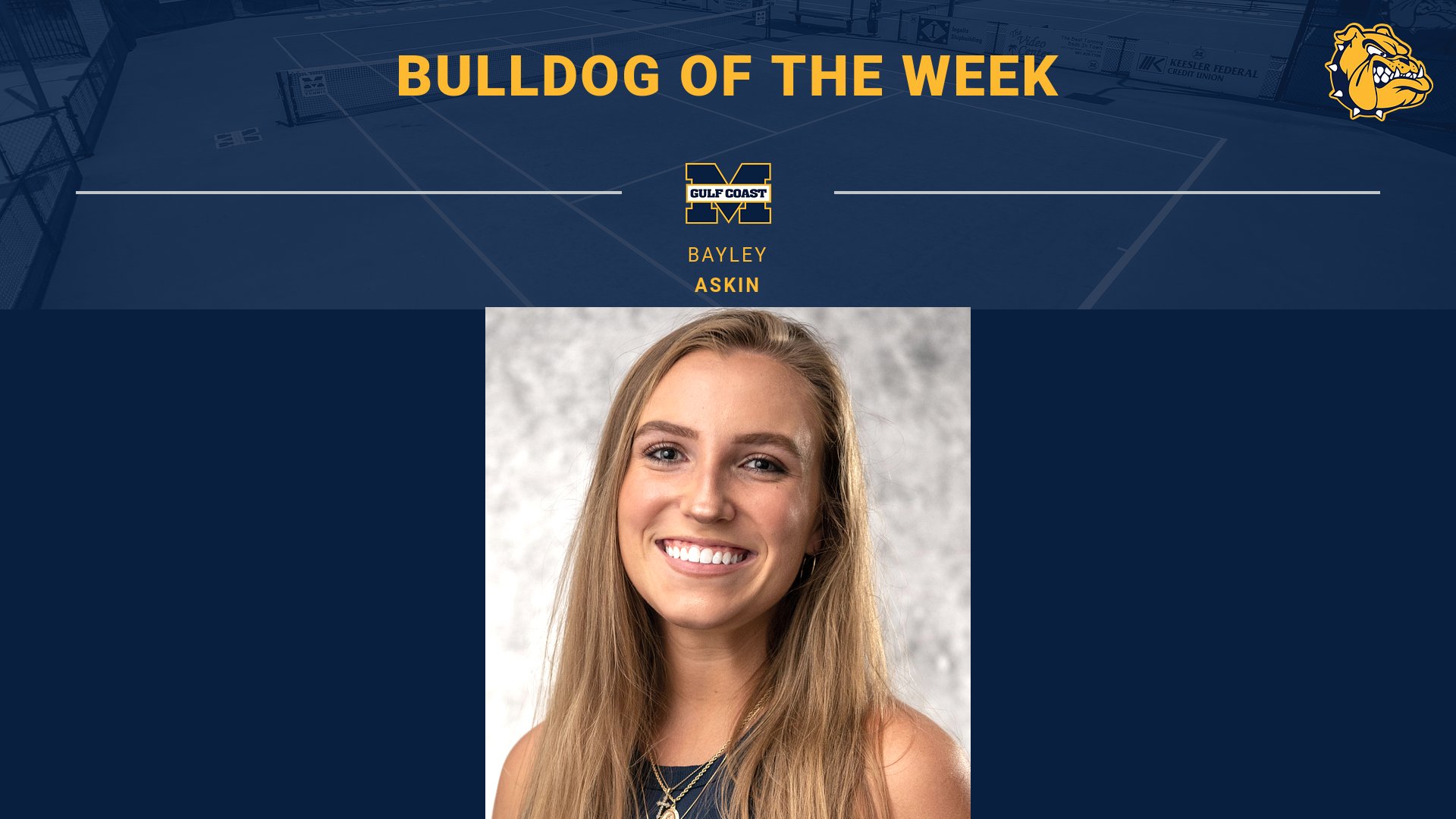 Askin named Bulldog of the Week