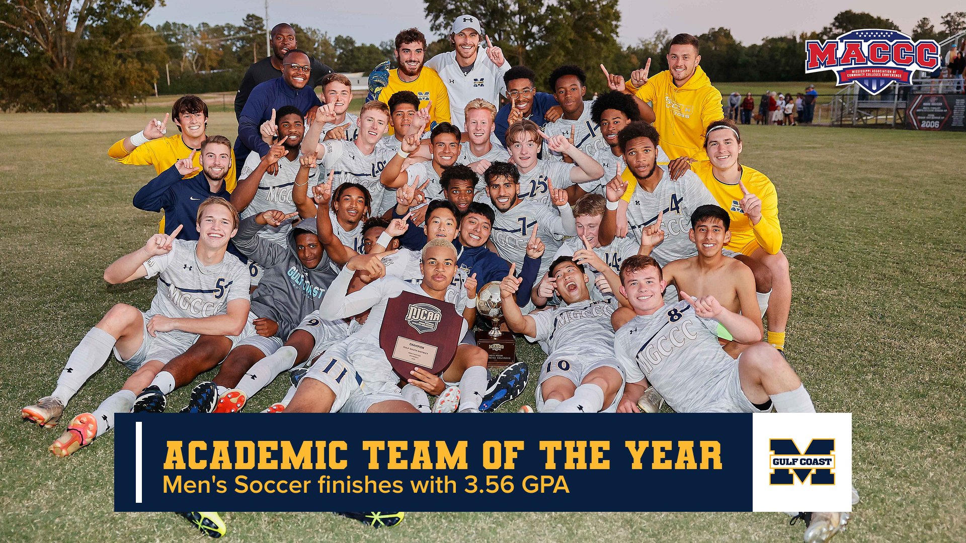 Men&rsquo;s Soccer tops MACCC competitors in the classroom
