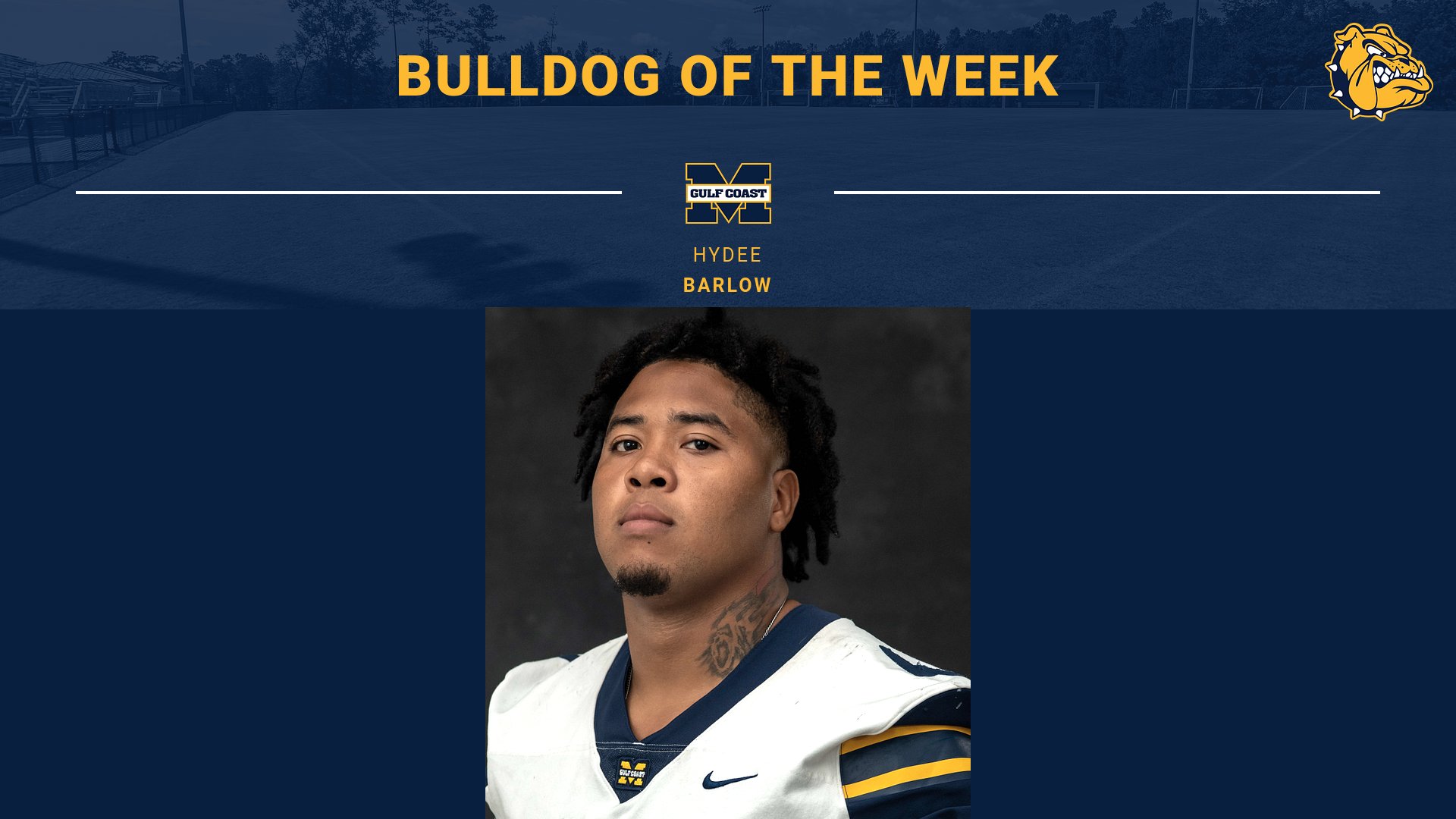 Barlow named Bulldog of the Week