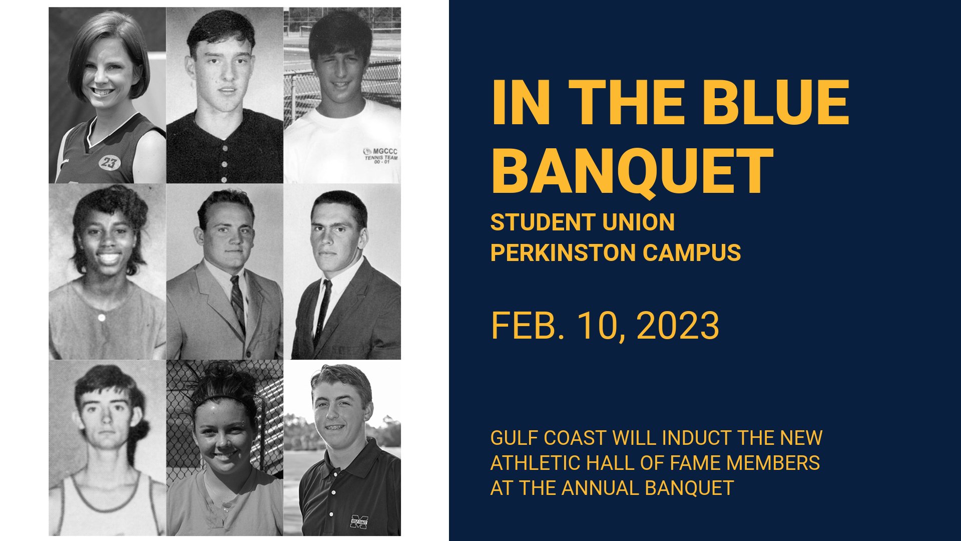 In The Blue Banquet scheduled for Feb. 10