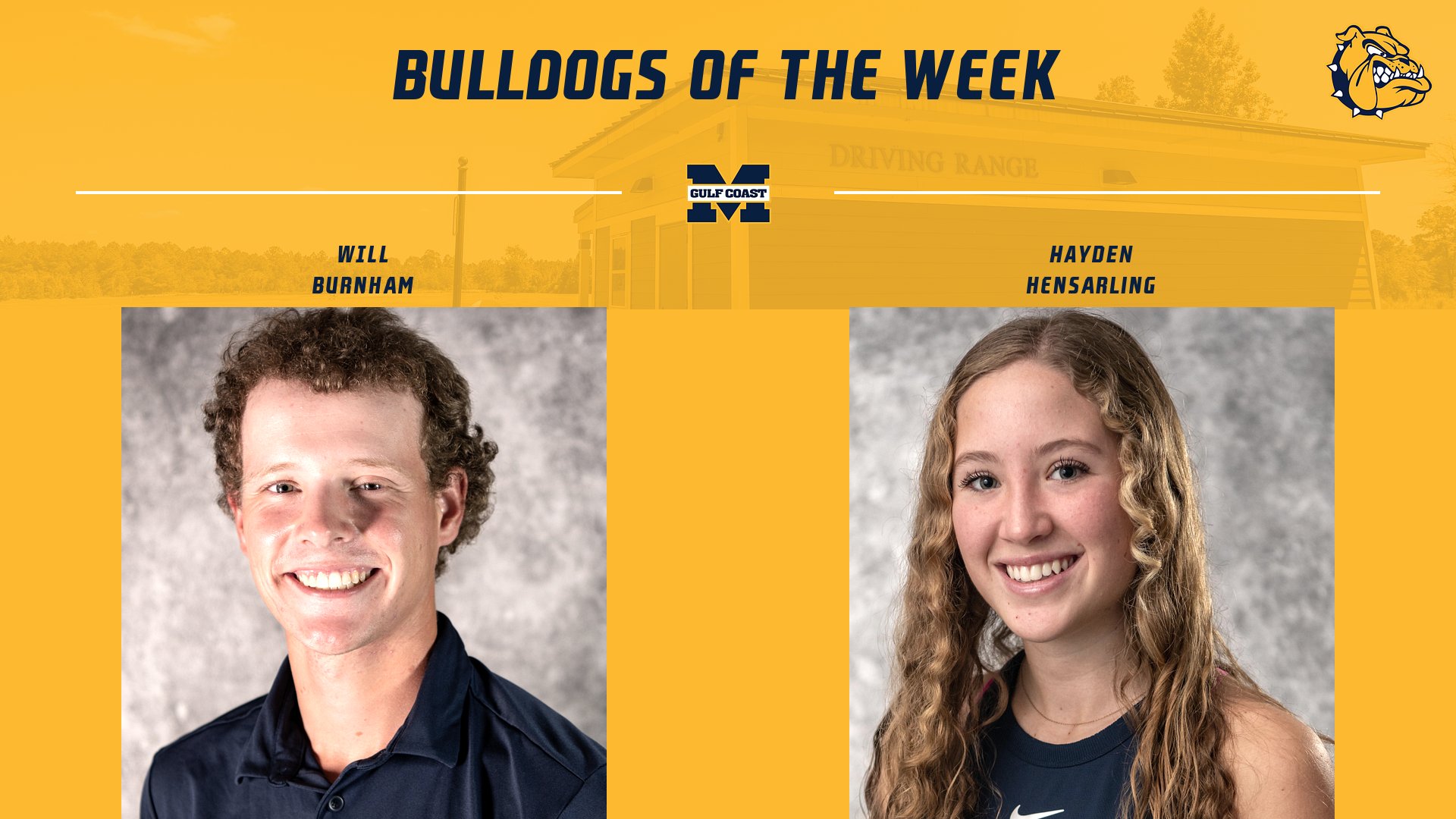 Burnham, Hensarling named Bulldogs of the Week