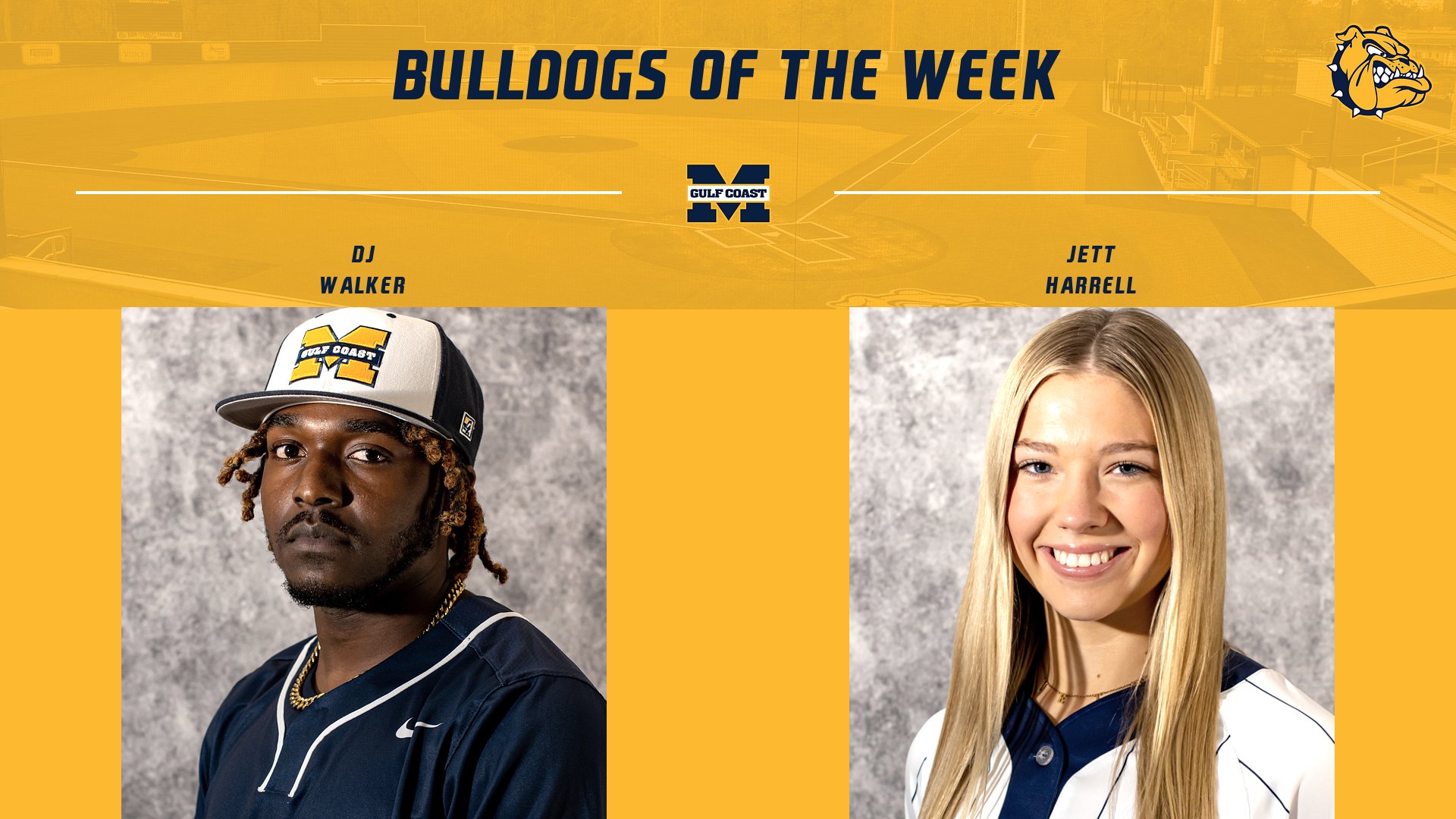 Walker, Harrell named Bulldogs of the Week