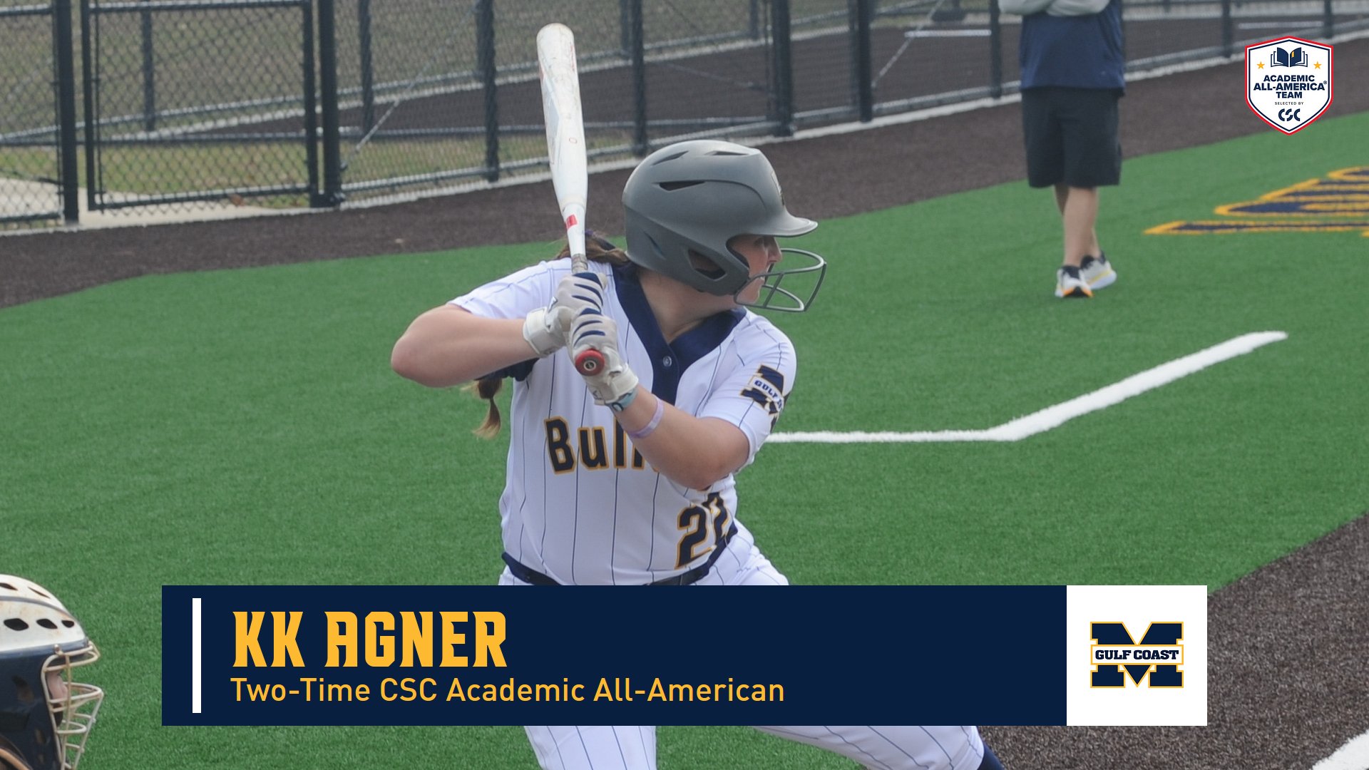Agner named Academic All-American