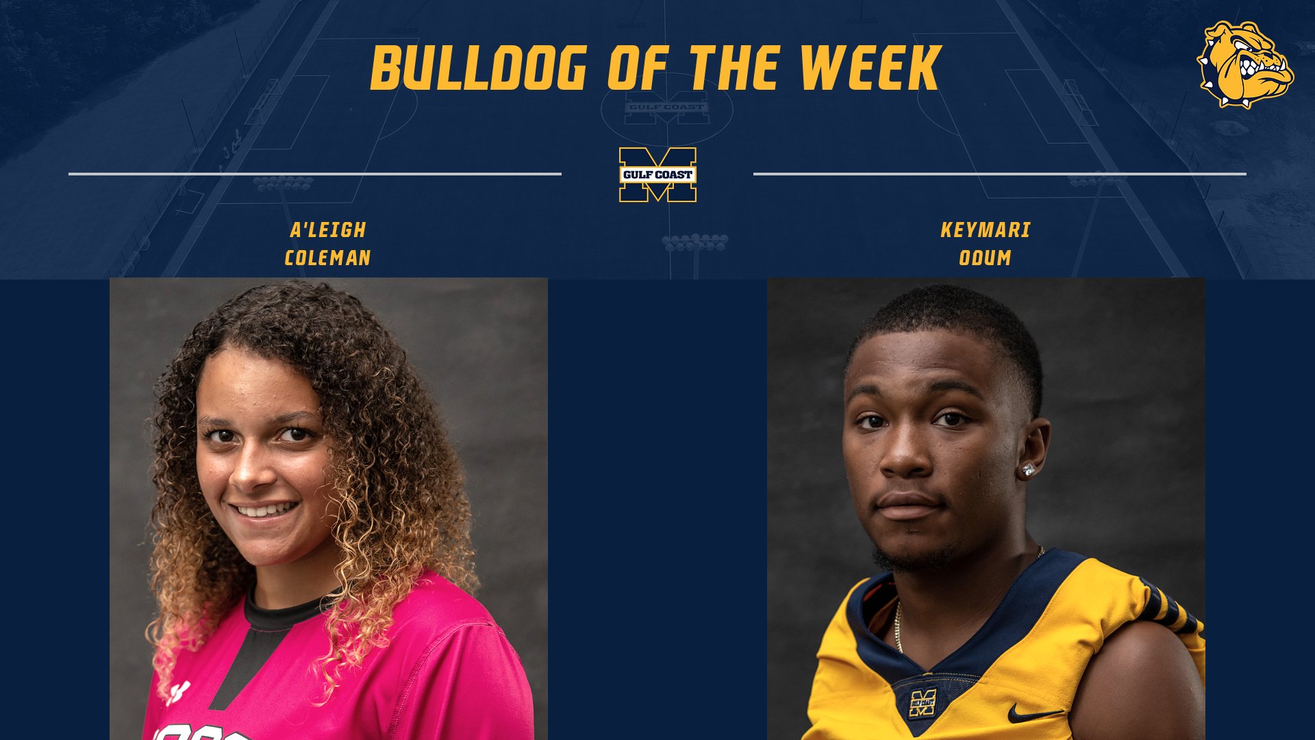 Coleman, Odum named Bulldogs of the Week