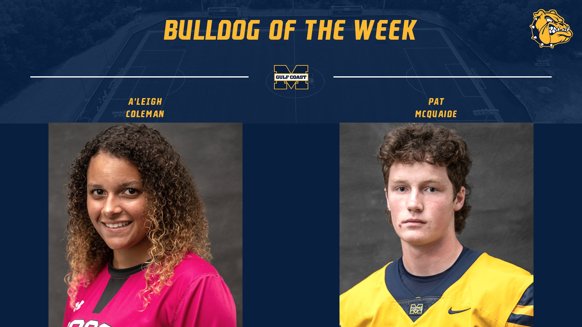 Coleman, McQuaide named Bulldogs of the Week