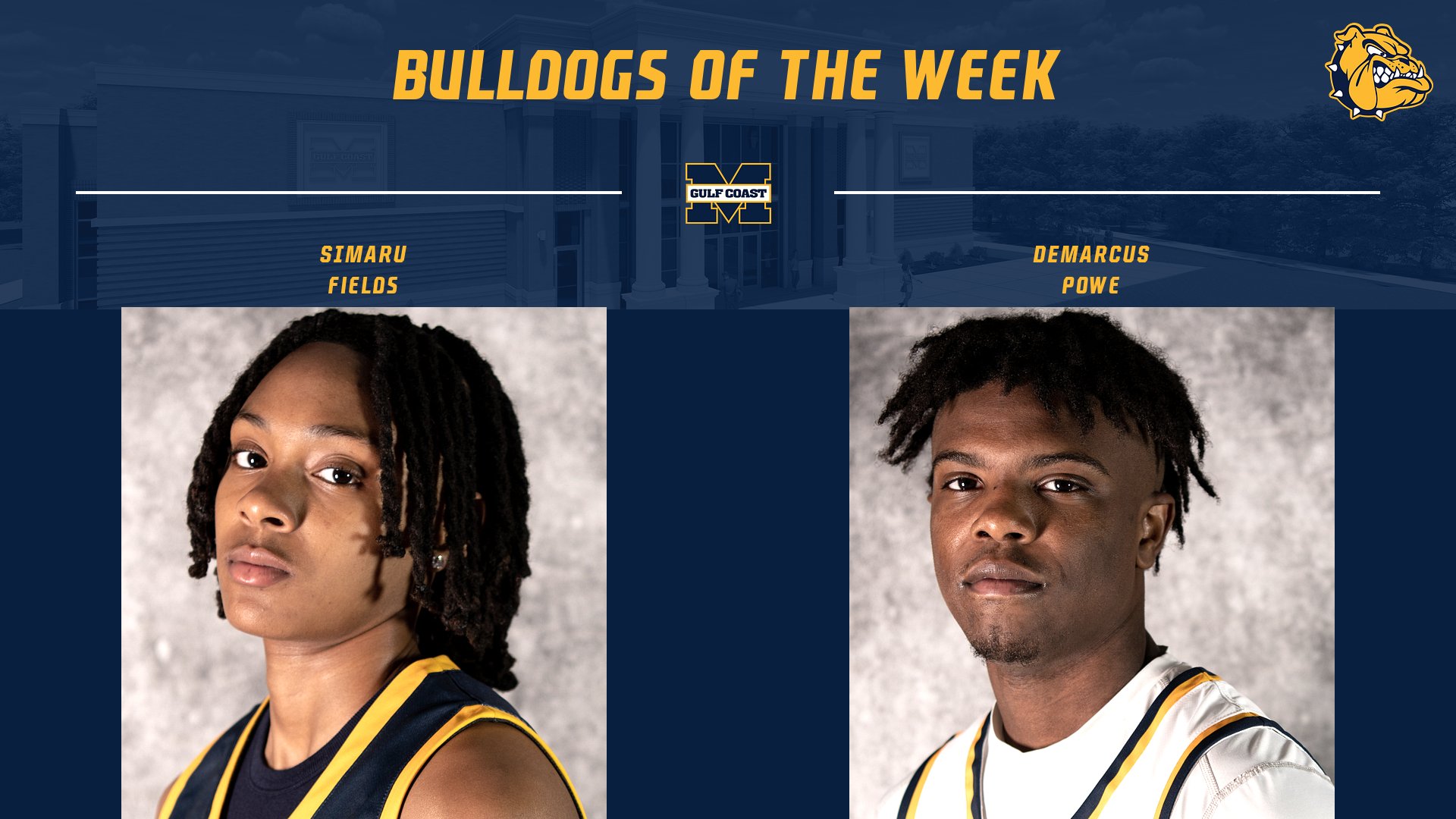 Fields, Powe named Bulldogs of the Week