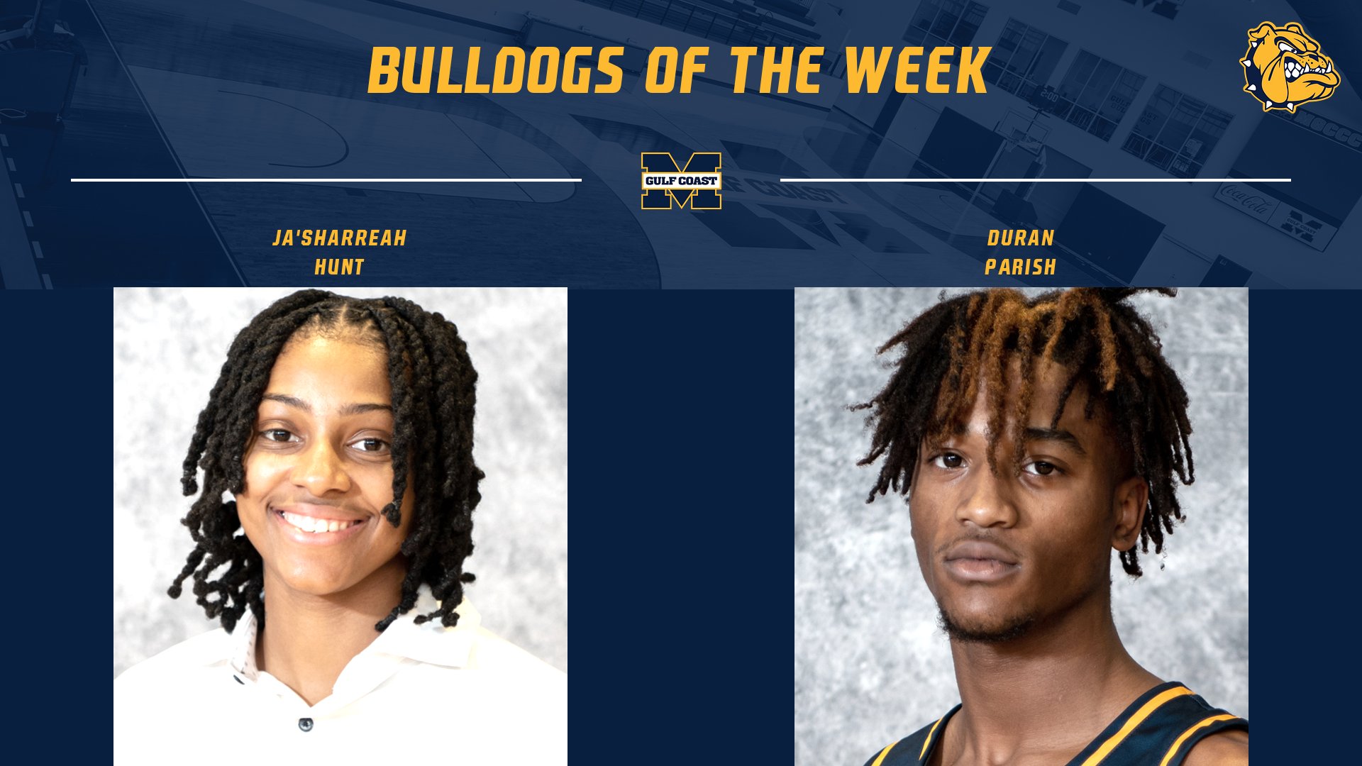 Hunt, Parish named Bulldogs of the Week