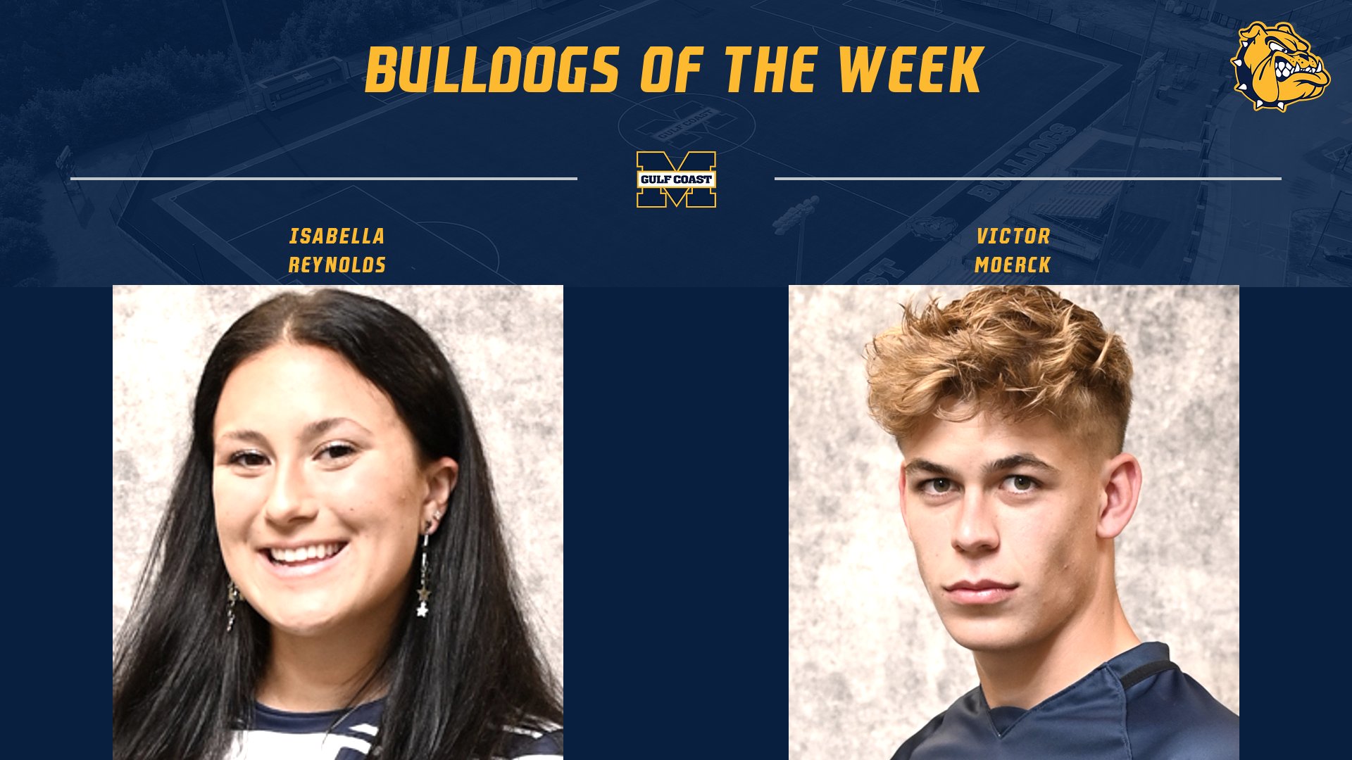 Reynolds, Moerck named Bulldogs of the Week