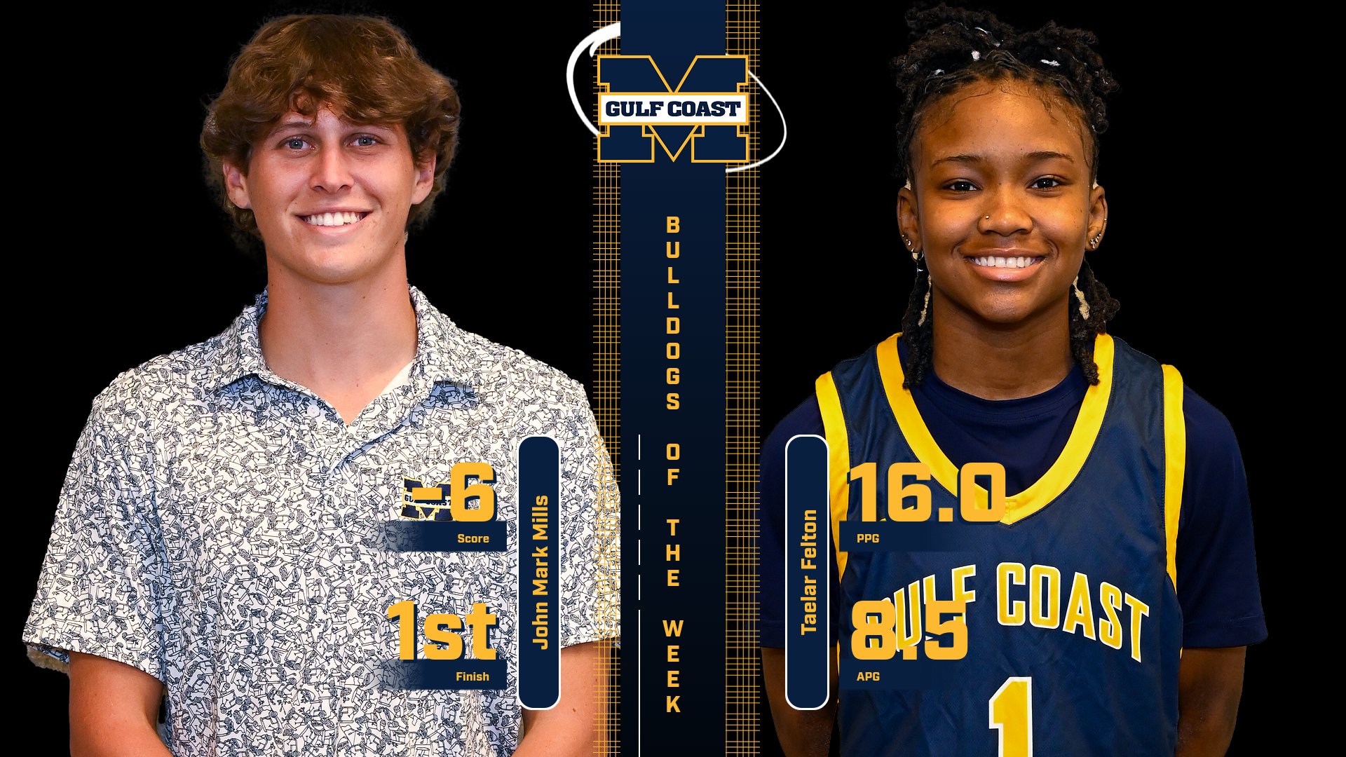 Mills, Felton named Bulldogs of the Week
