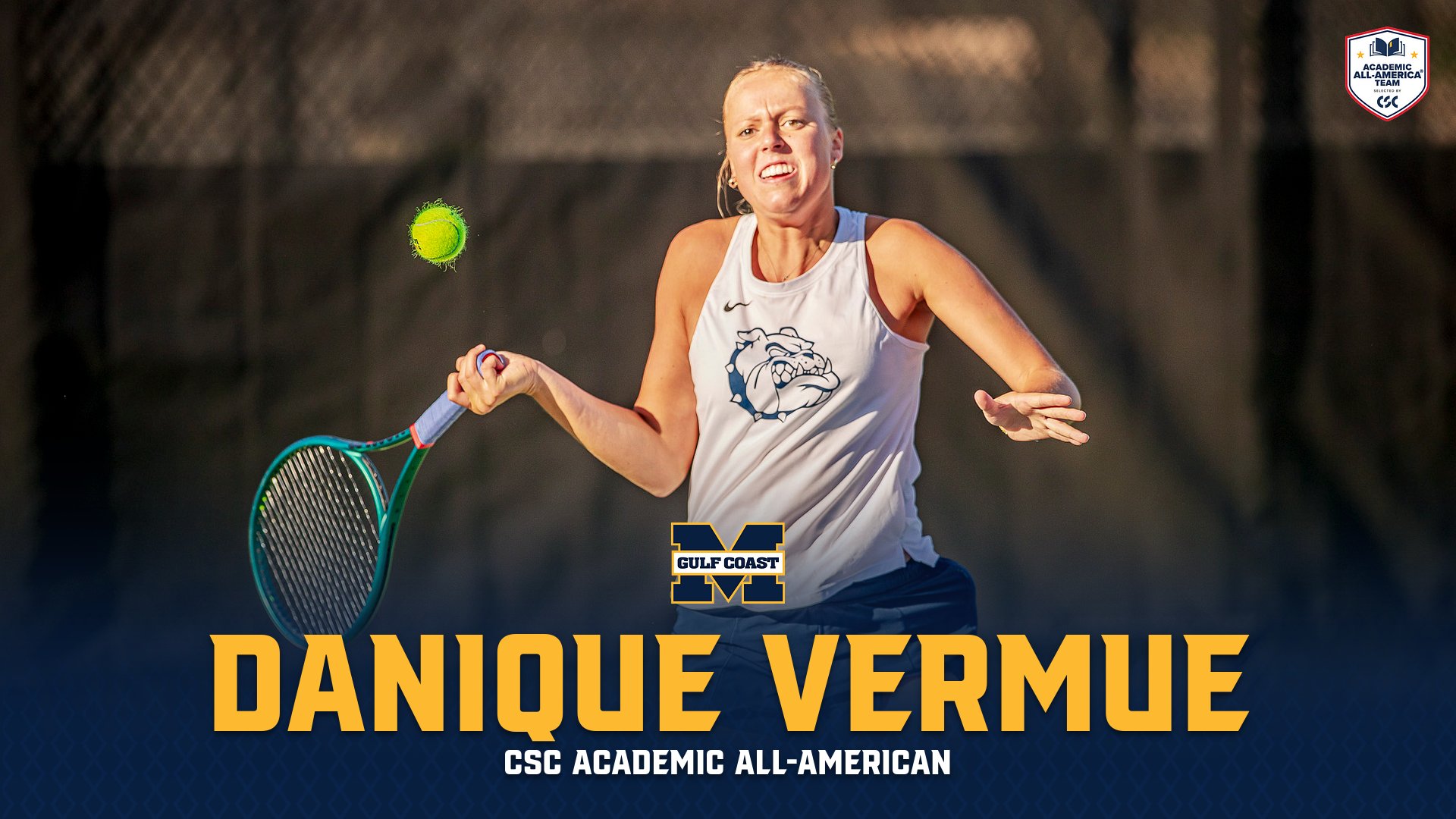 Vermue named CSC Academic All-American