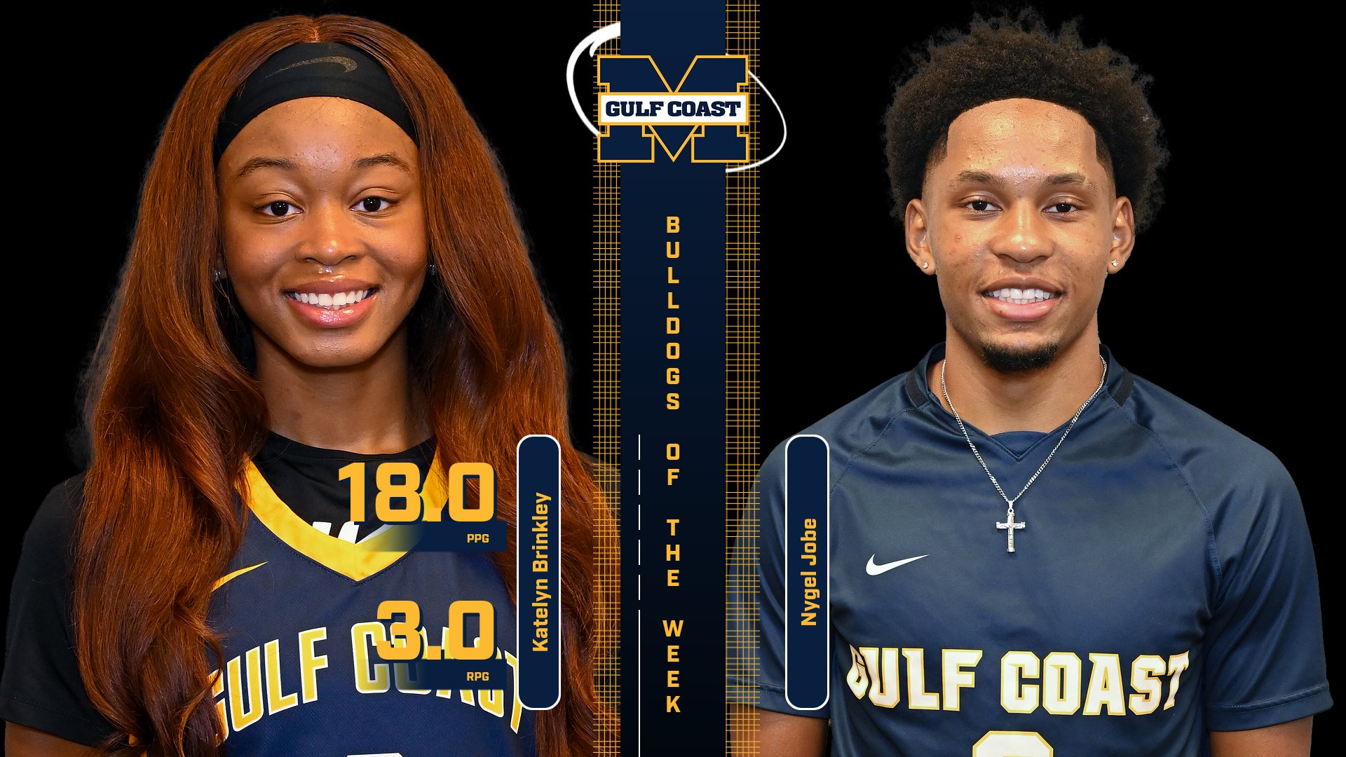 Brinkley, Jobe named Bulldogs of the Week