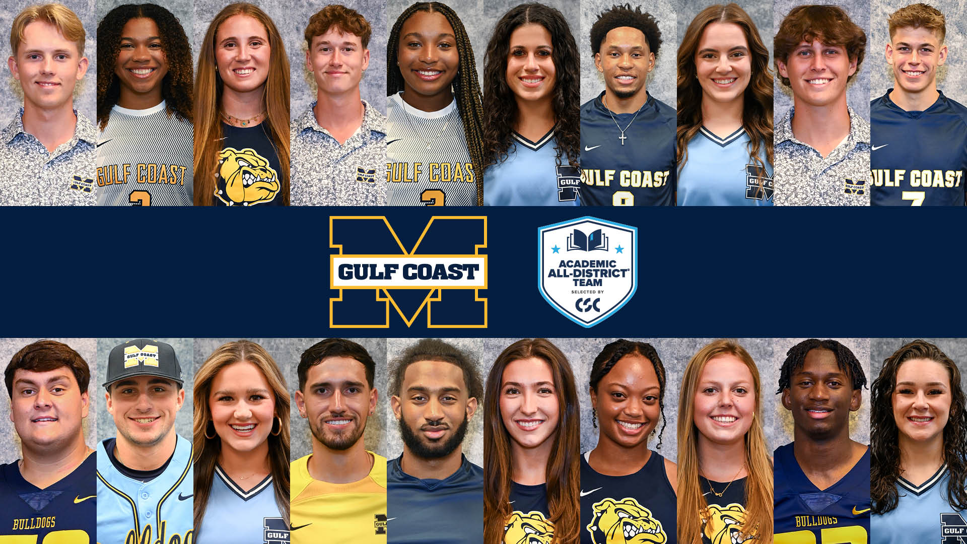 20 Bulldogs earn CSC Academic All-District honors
