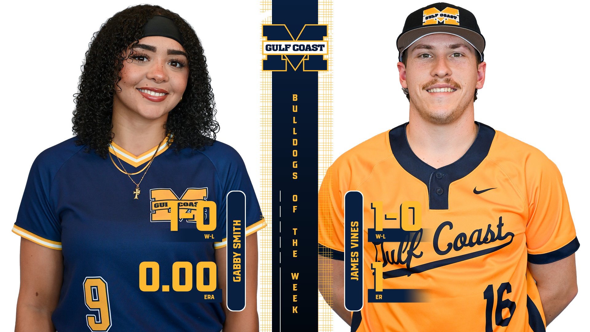 Smith, Vines named Bulldogs of the Week