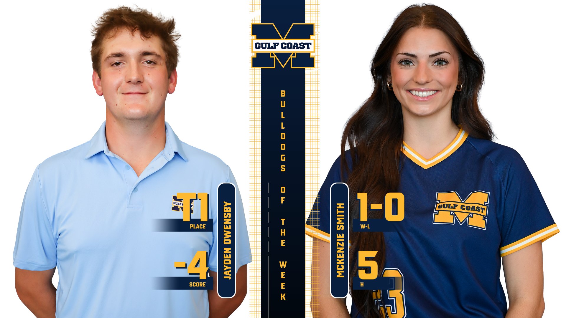 Owensby, Smith named Bulldogs of the Week