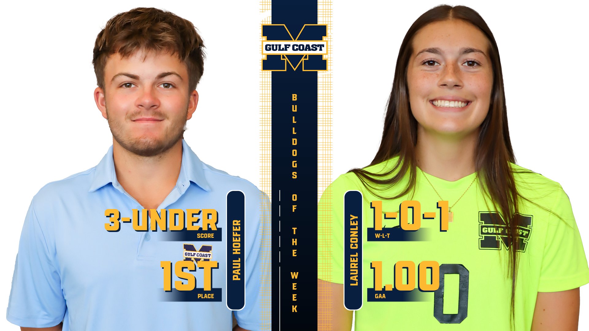 Hoefer, Conley named Bulldogs of the Week