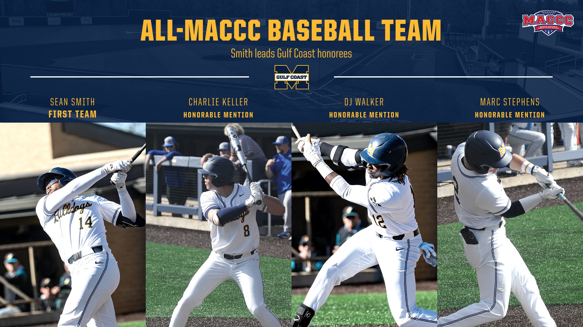 Smith leads 4 Bulldogs on All-MACCC team
