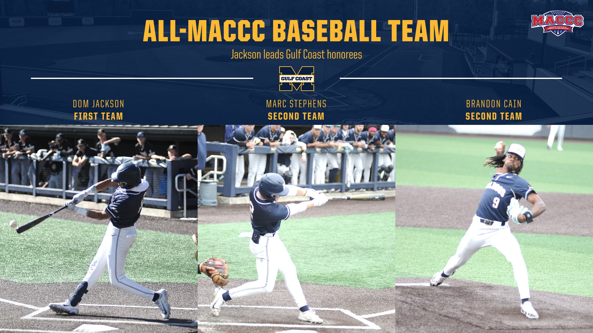 Jackson leads 3 Bulldogs on All-MACCC team