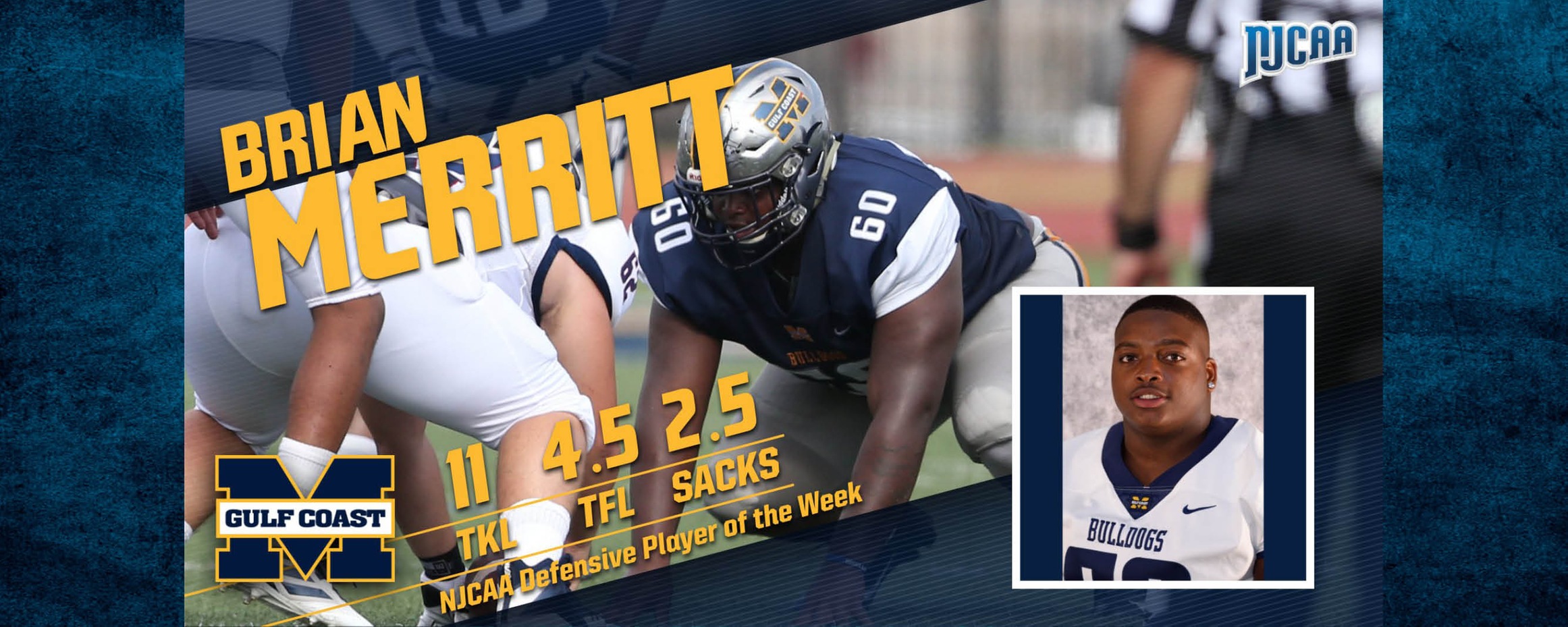 Merritt wins NJCAA Player of the Week
