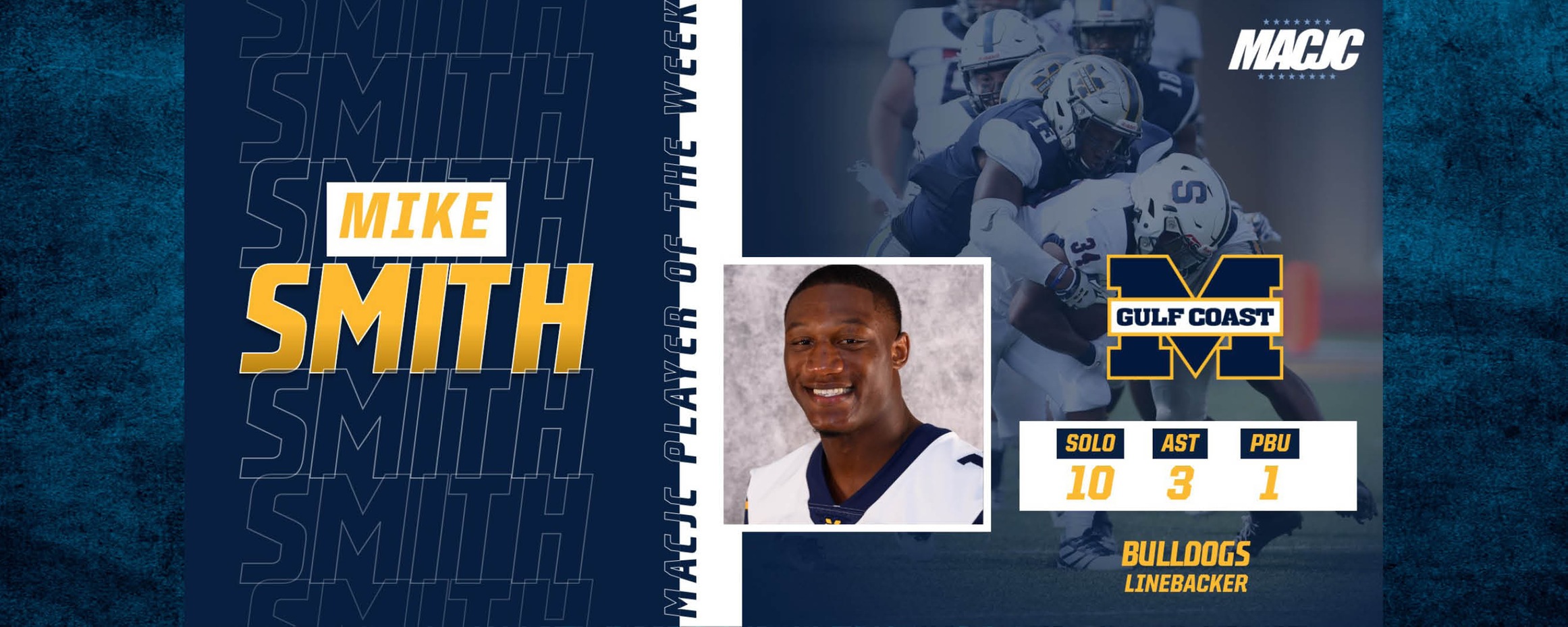 Smith wins MACJC Player of the Week