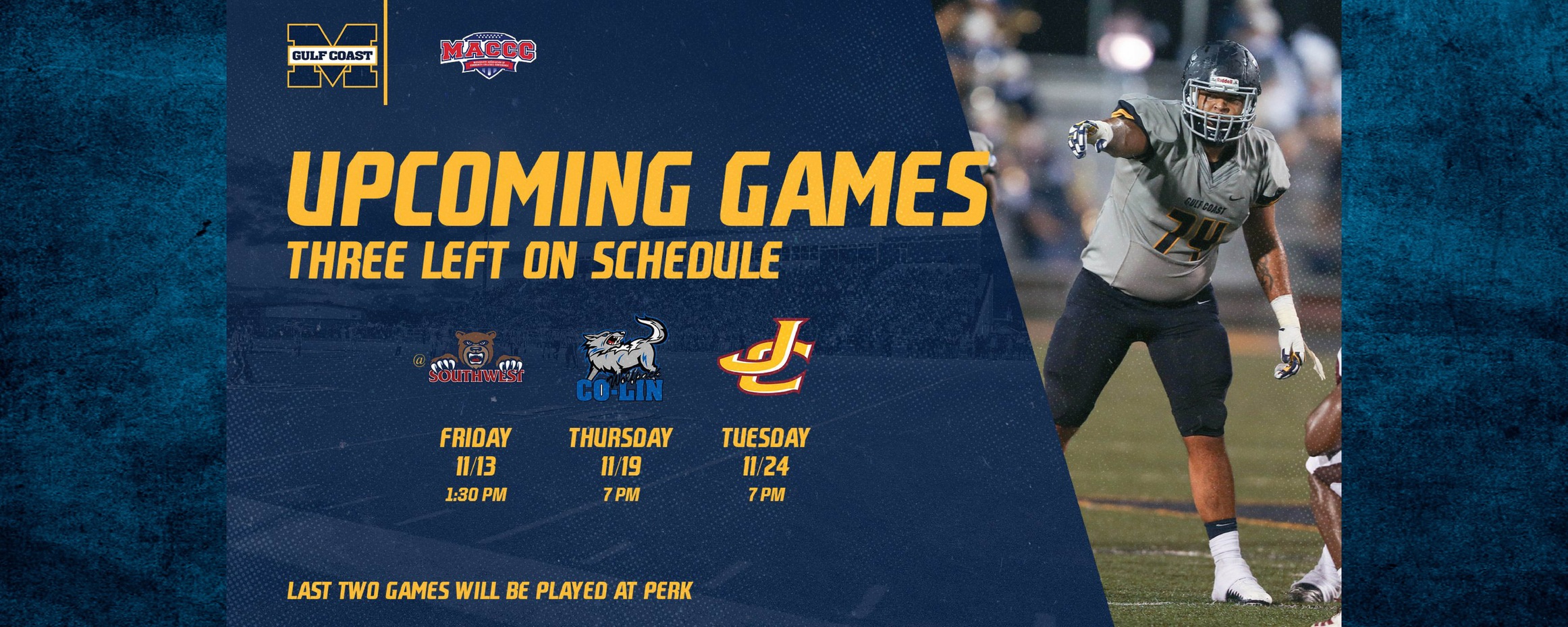 Gulf Coast football sets schedule