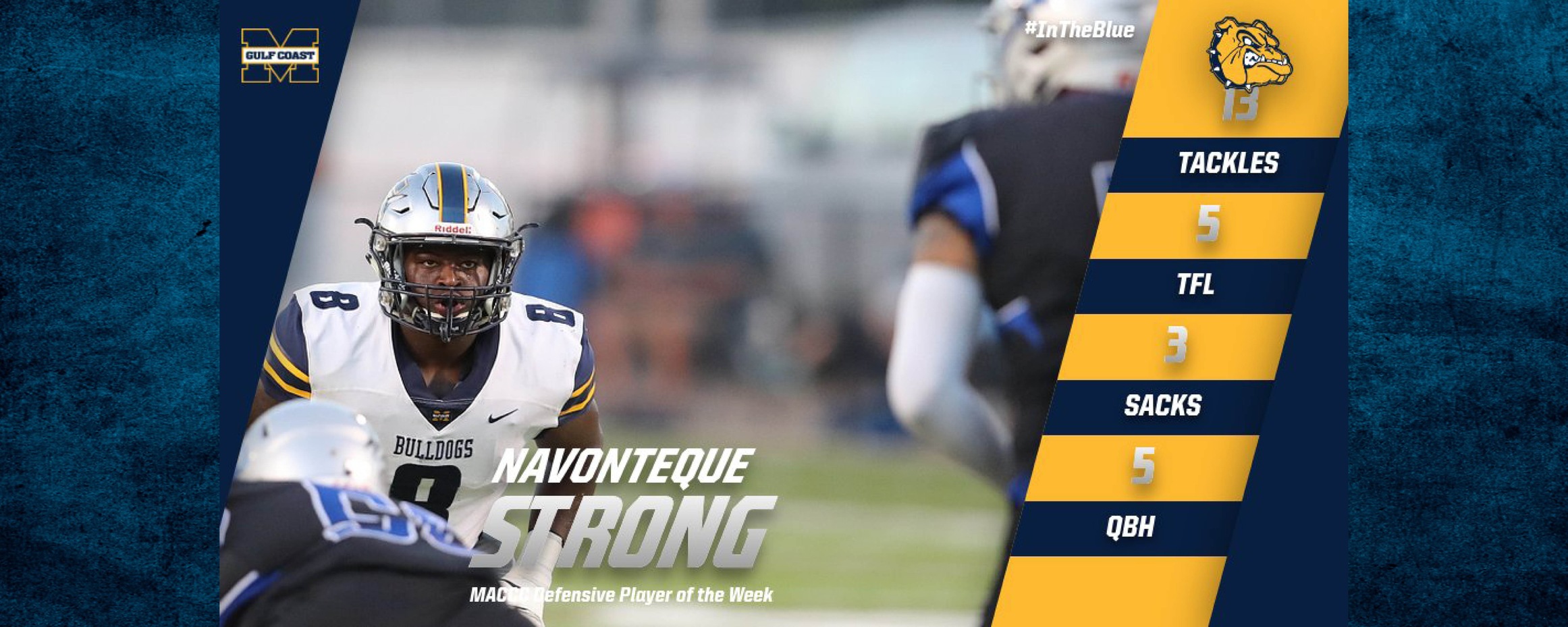 Strong wins MACCC Player of the Week