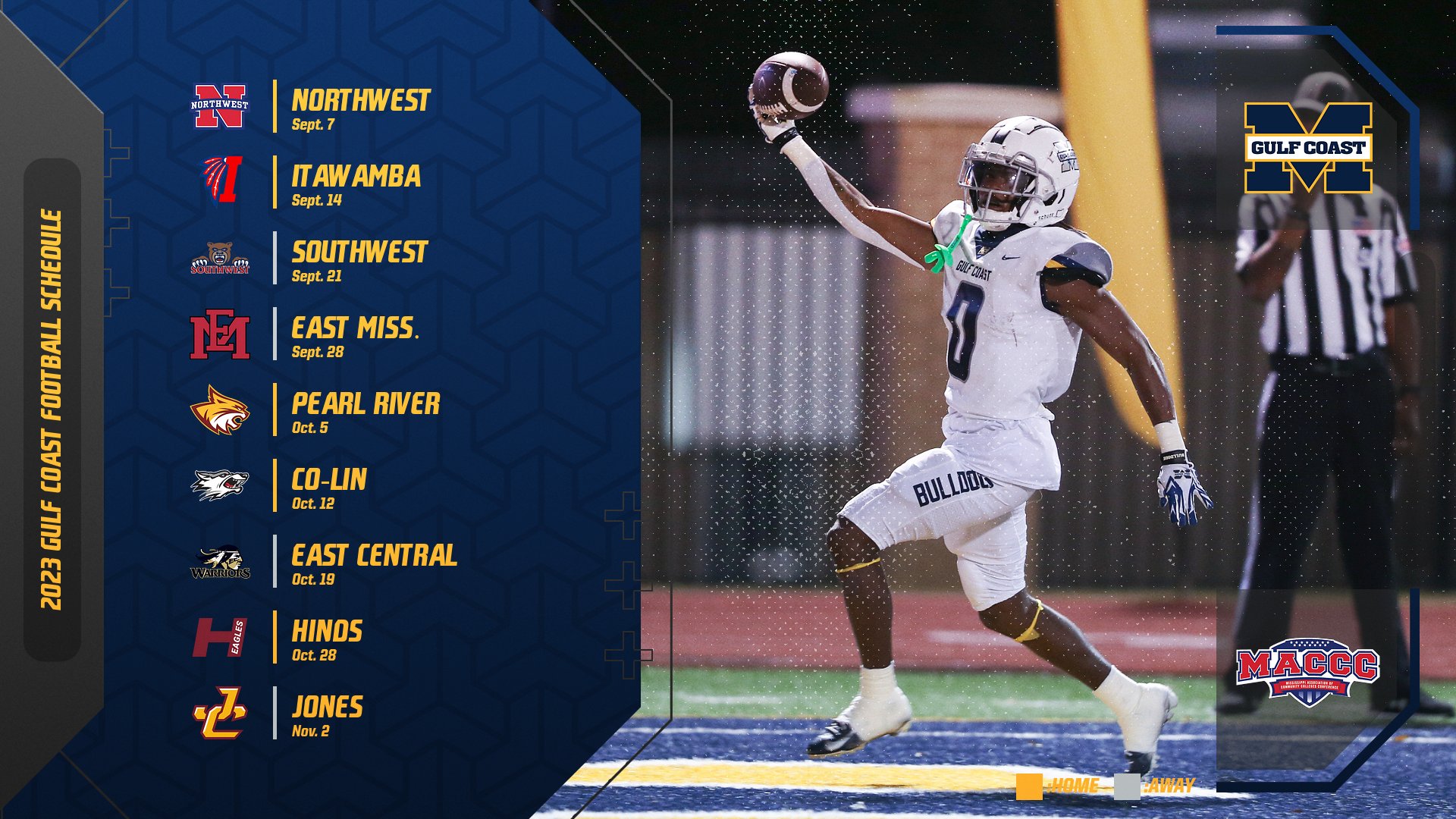Bulldogs get 5 home football games in 2023