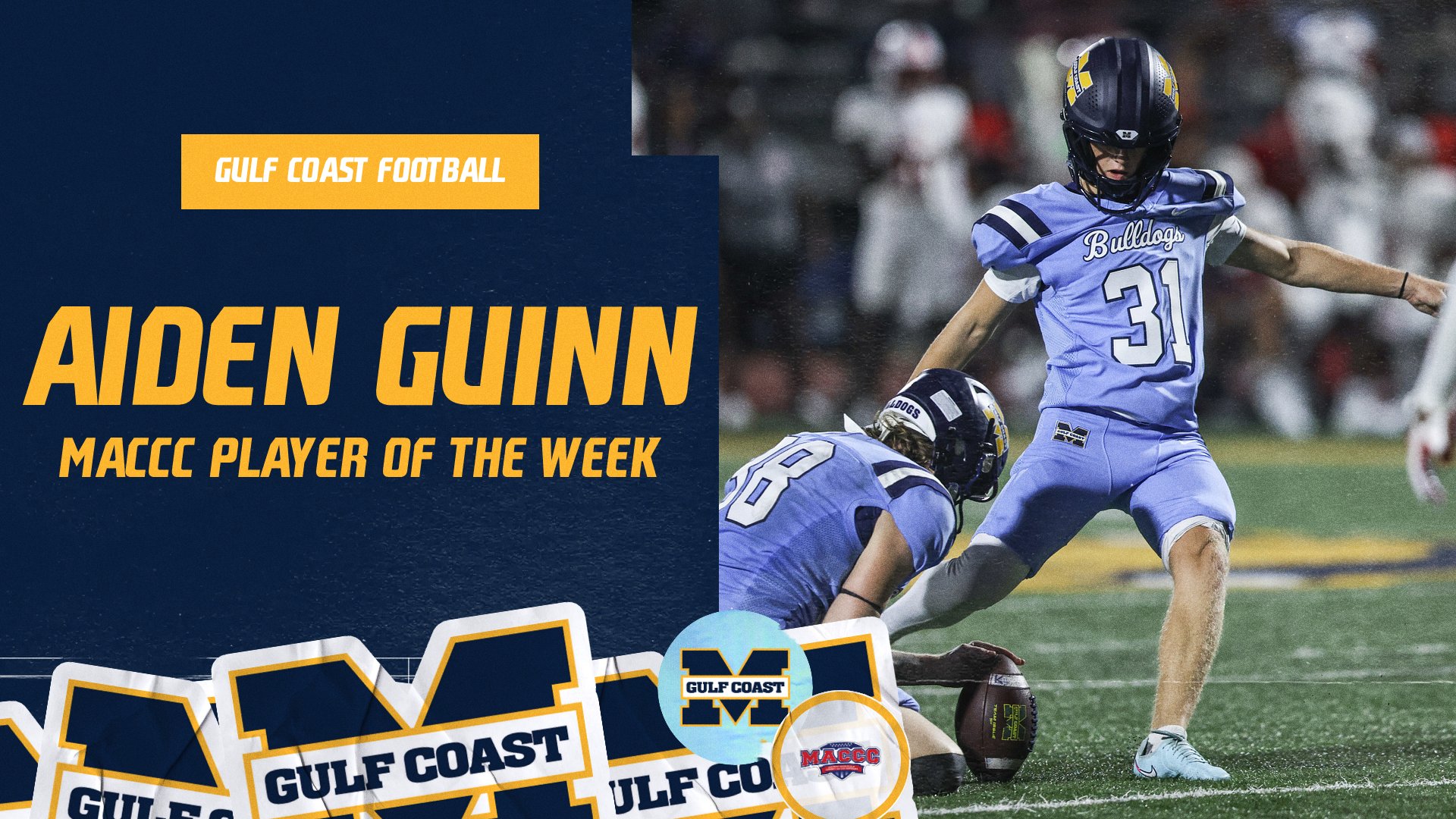 Guinn wins MACCC Player of the Week