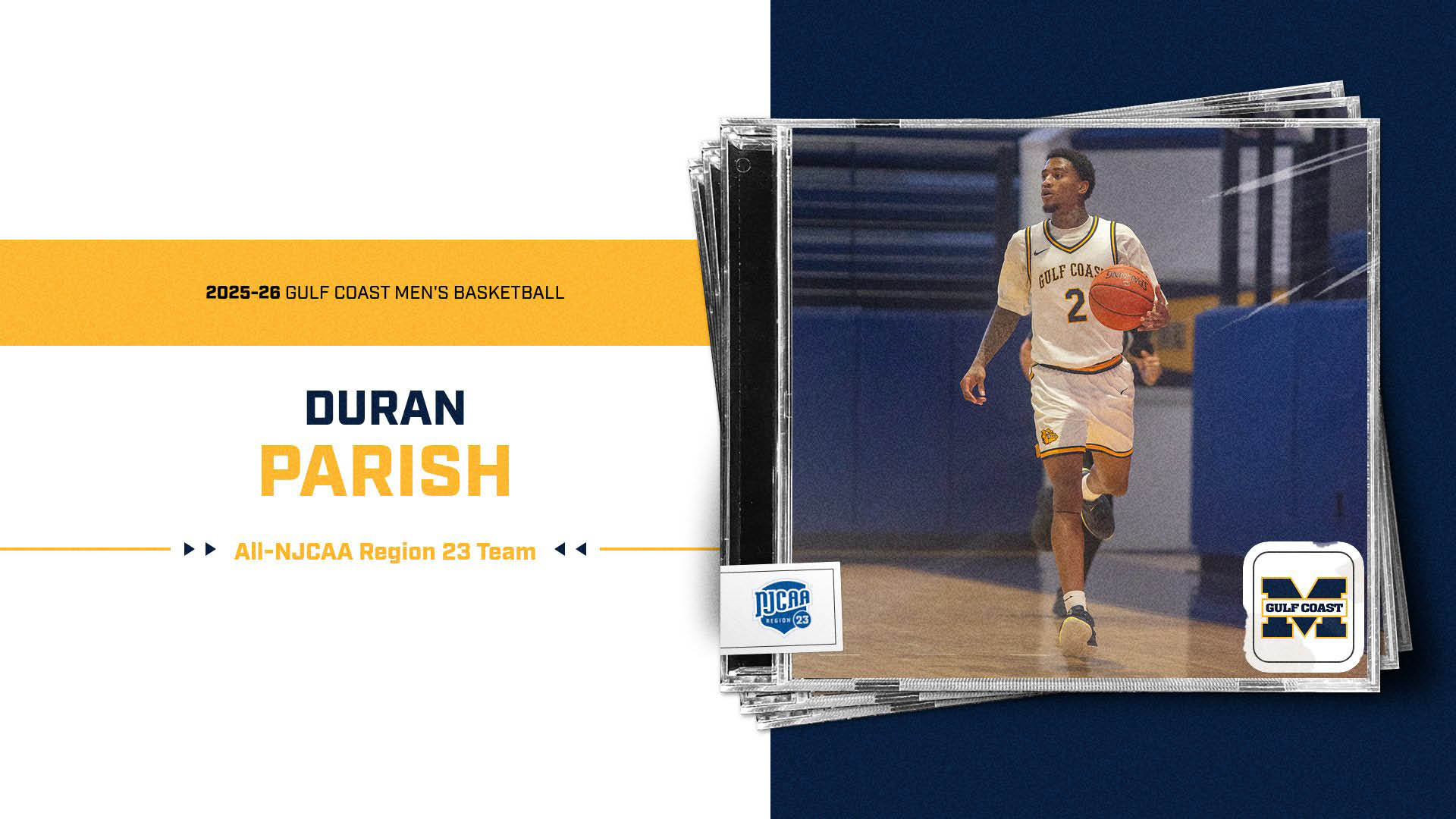 Parish earns 2nd All-Region 23 honor