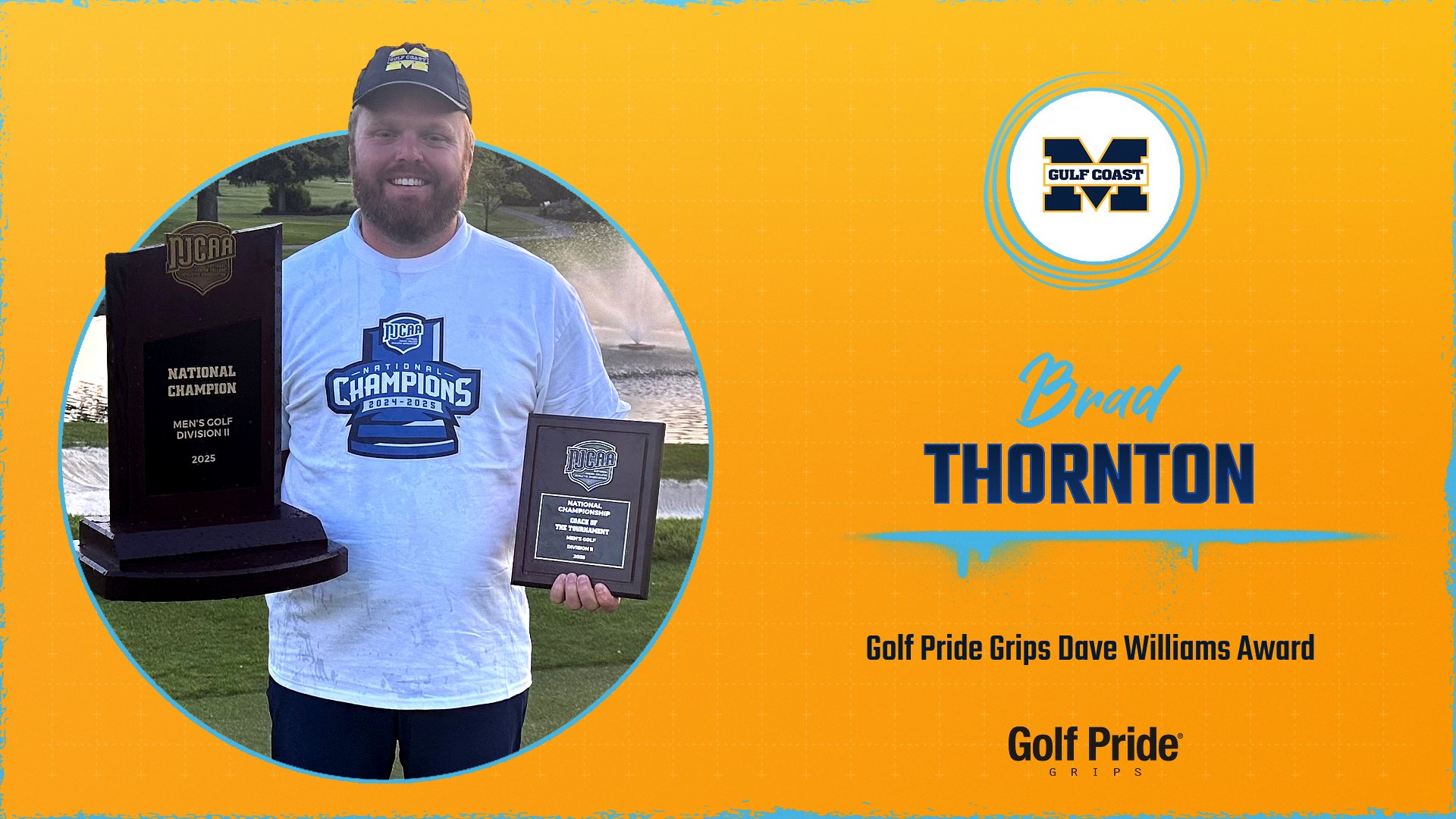 Thornton repeats as Dave Williams Award winner