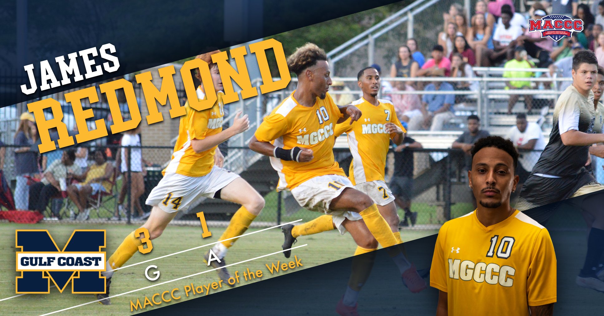 Redmond&rsquo;s outburst wins MACCC Player of the Week