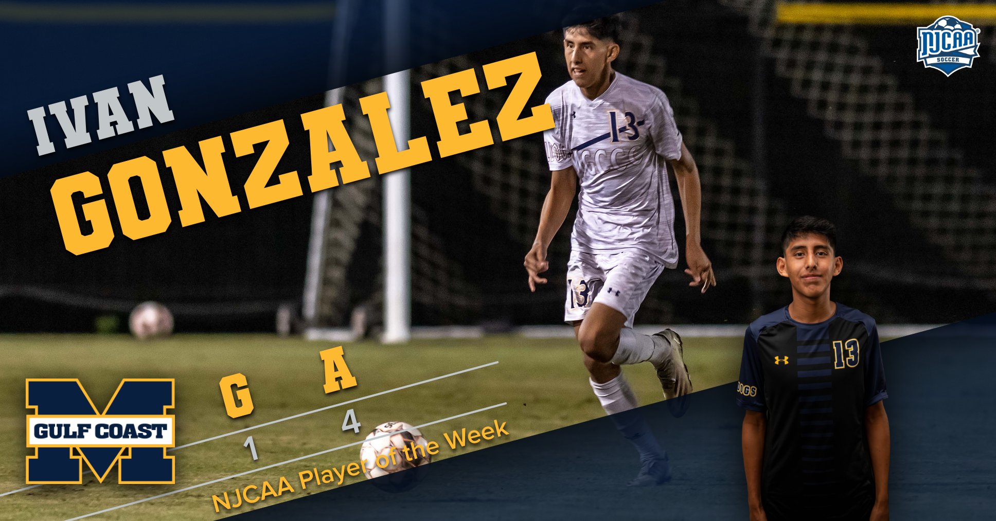 Gonzalez earns NJCAA Player of the Week
