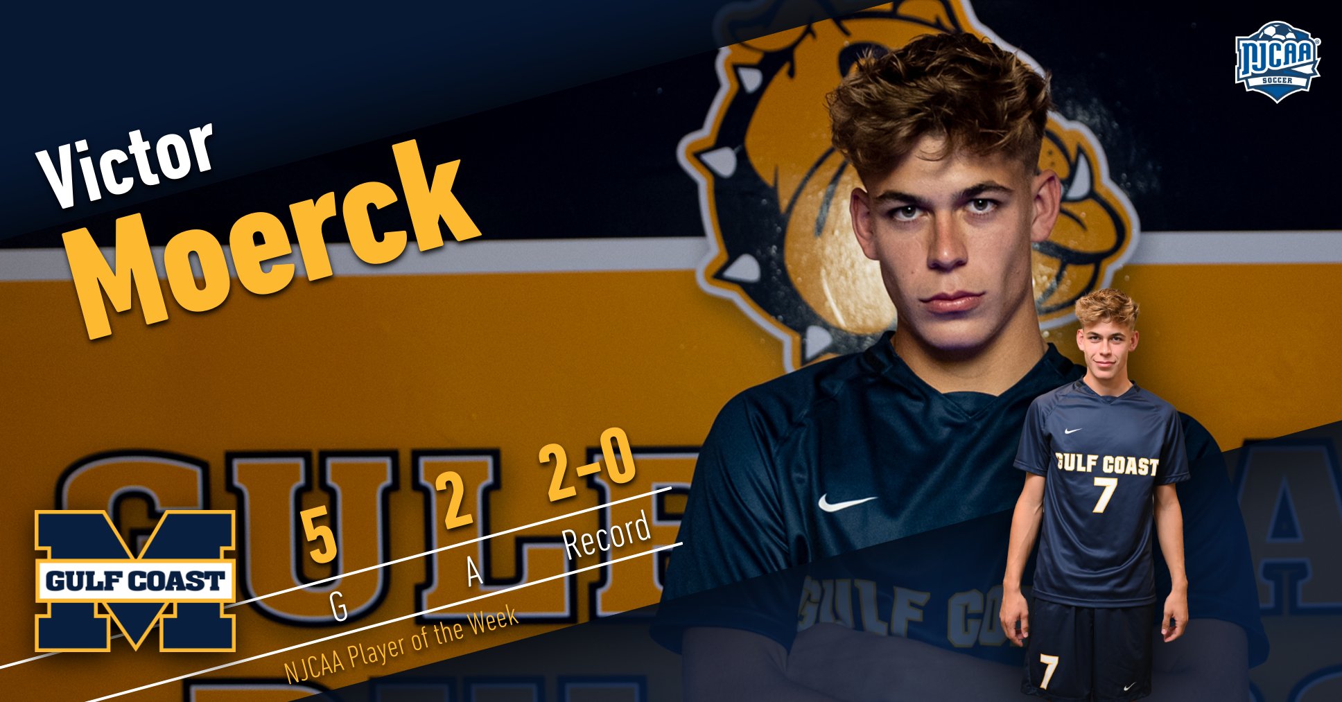 NJCAA honors Moerck with Player of the Week