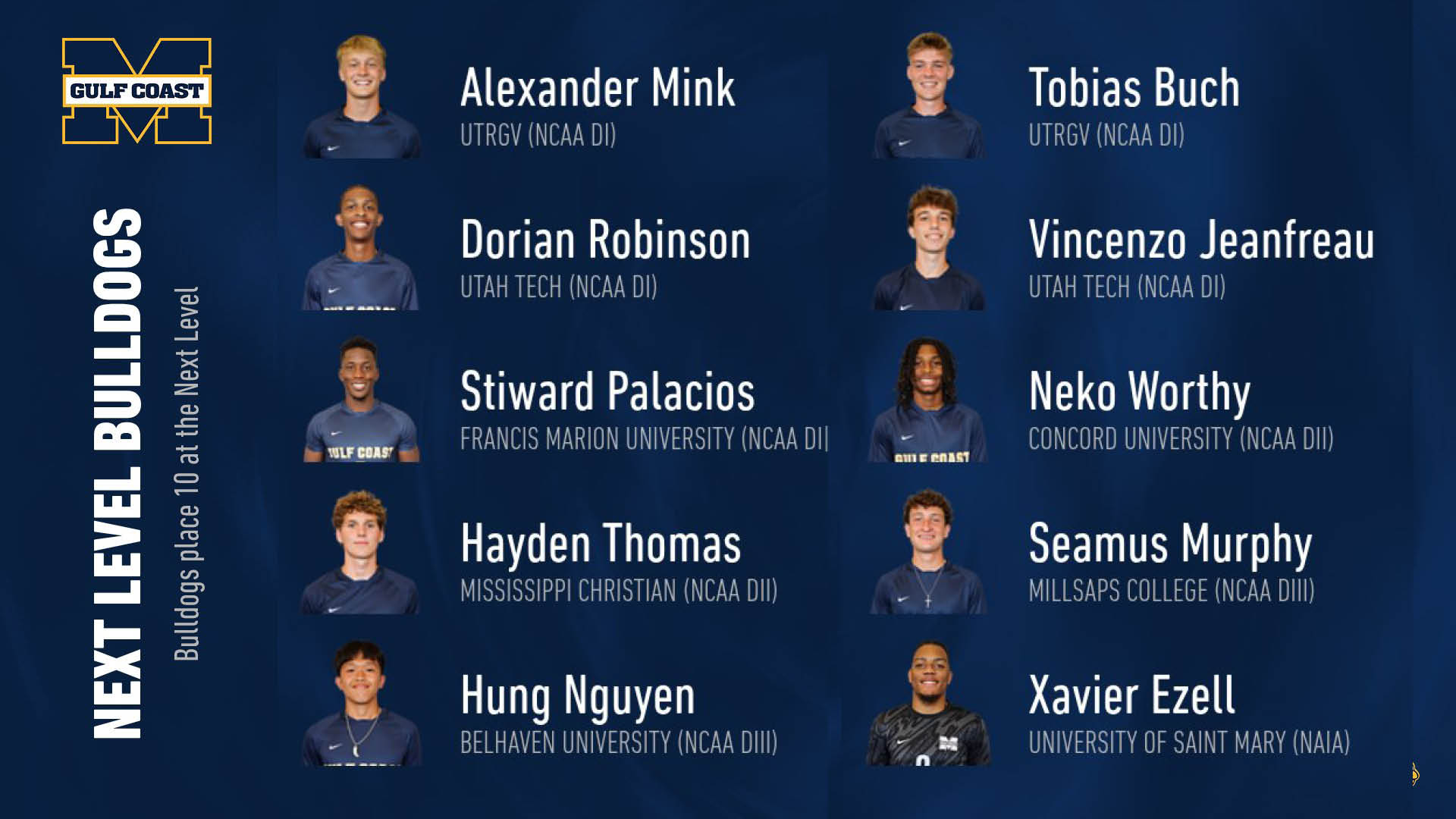 10 Bulldogs headed to the Next Level