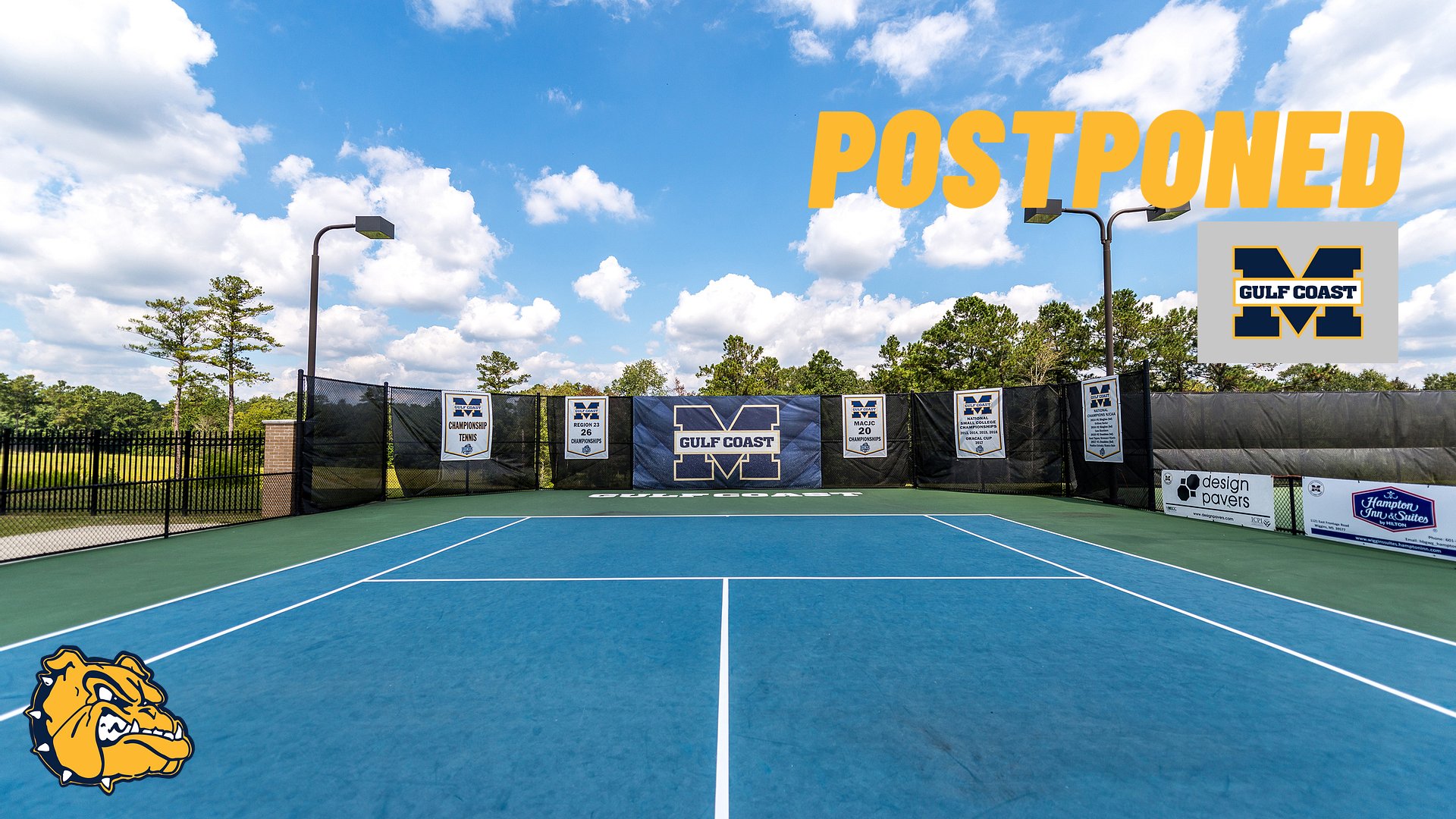Friday tennis postponed