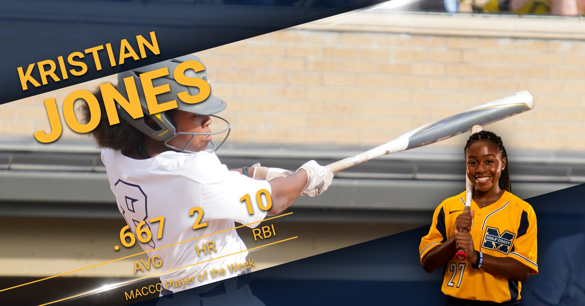 Jones wins MACCC Player of the Week