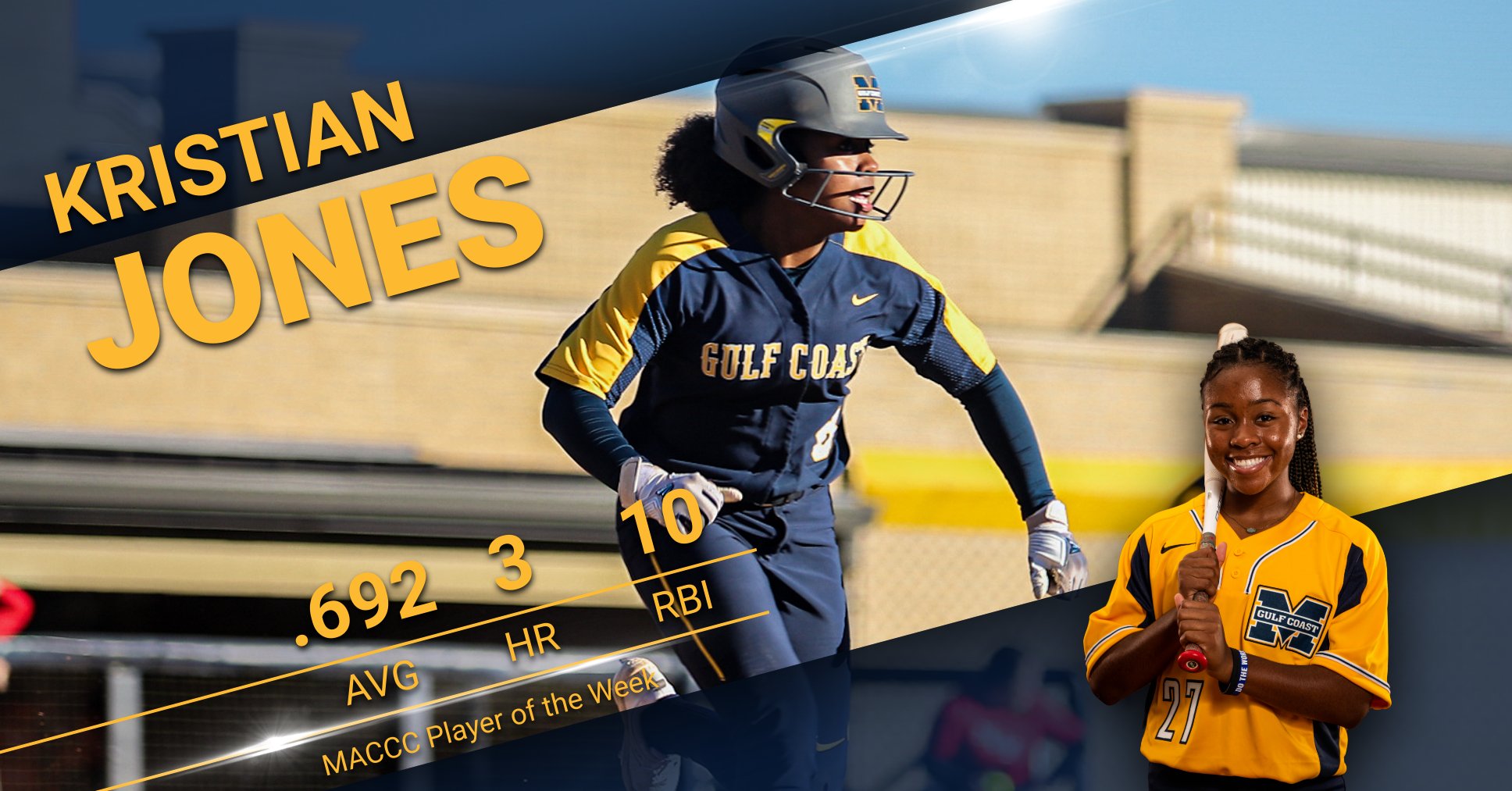 Jones wins 2nd MACCC Player of the Week