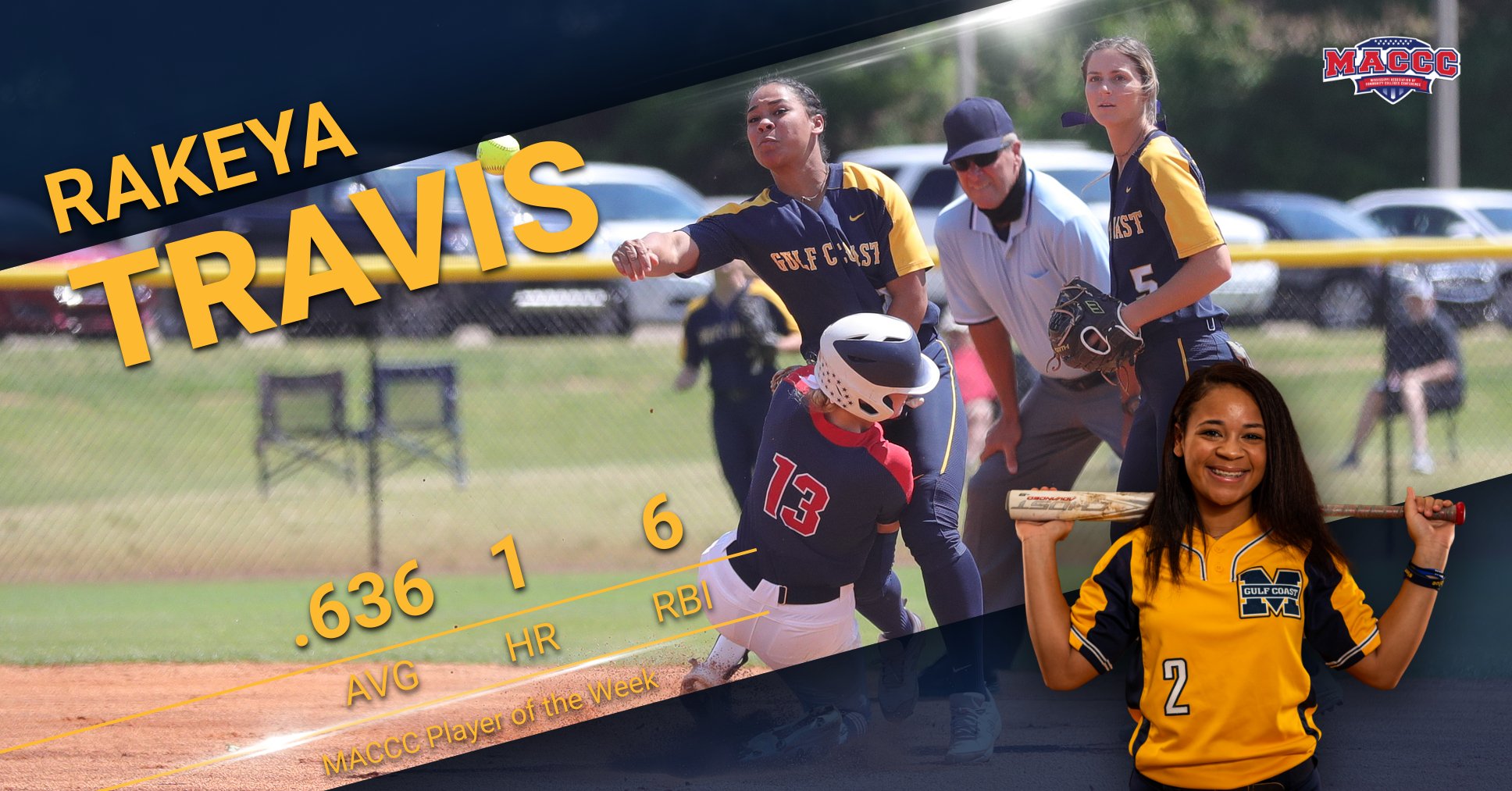 Travis wins MACCC Player of the Week