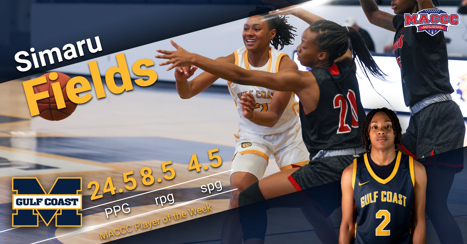 Fields scores MACCC Player of the Week
