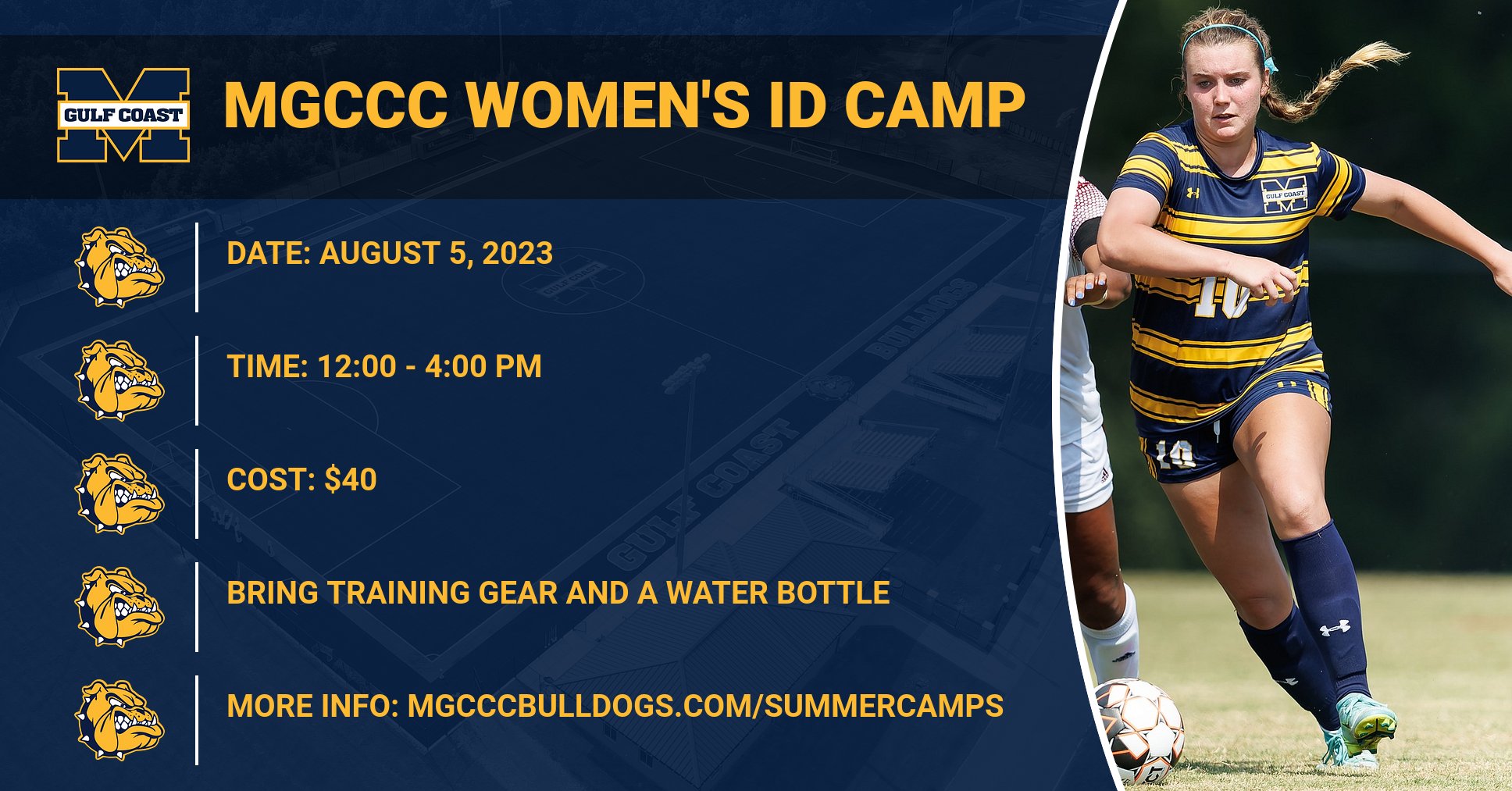 Register now for MGCCC Women&rsquo;s Soccer ID Camp