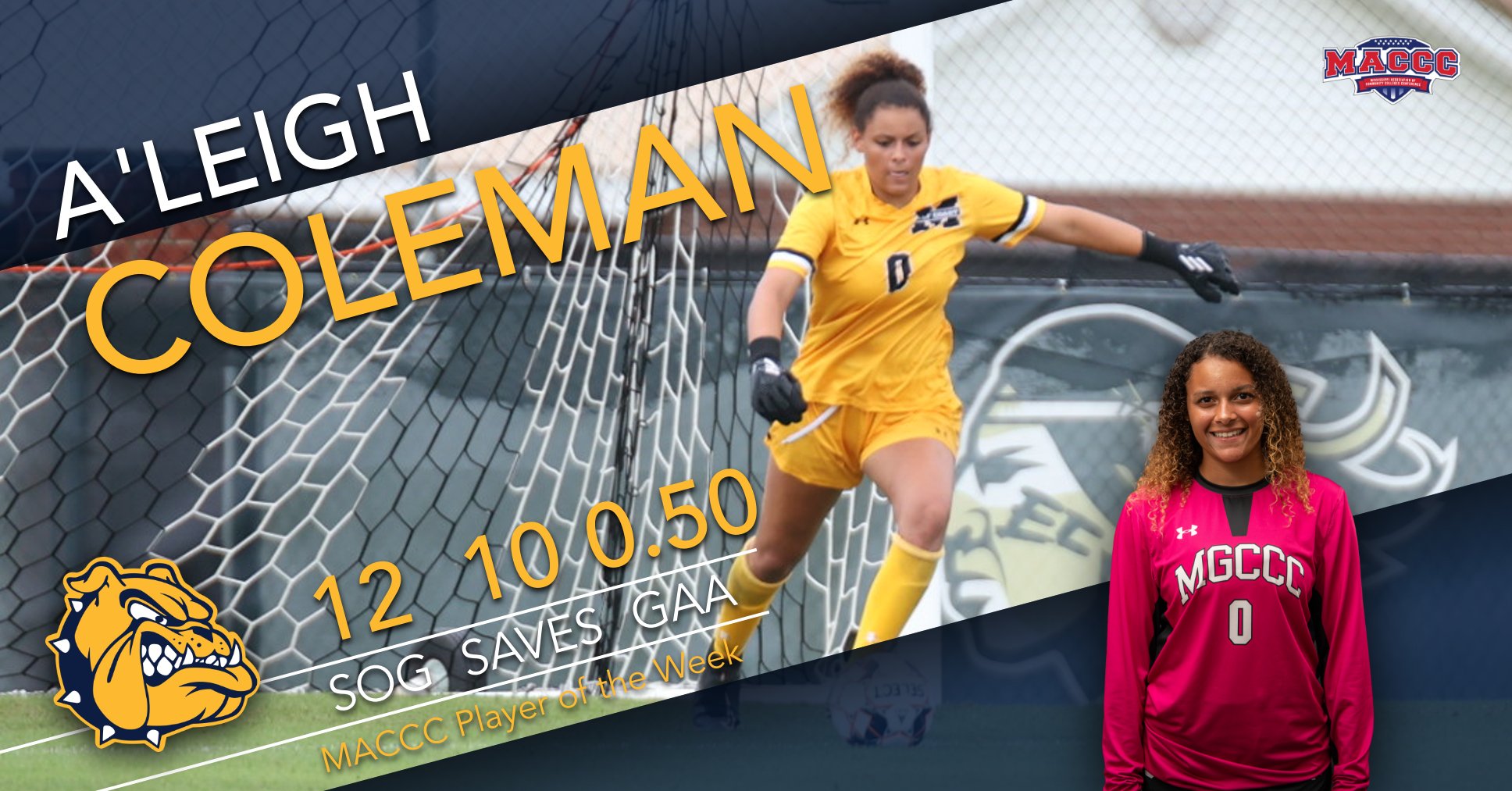 Coleman snags MACCC Player of the Week