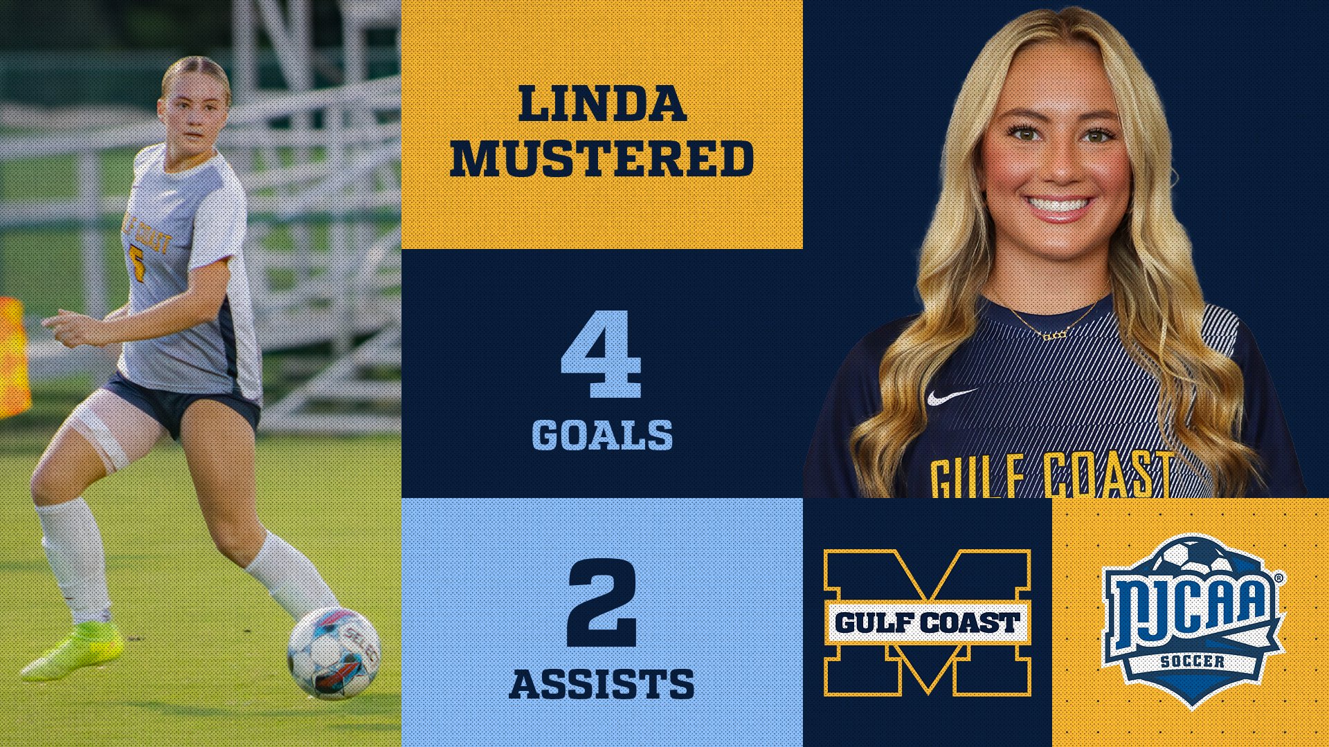 Mustered scores NJCAA Player of the Week