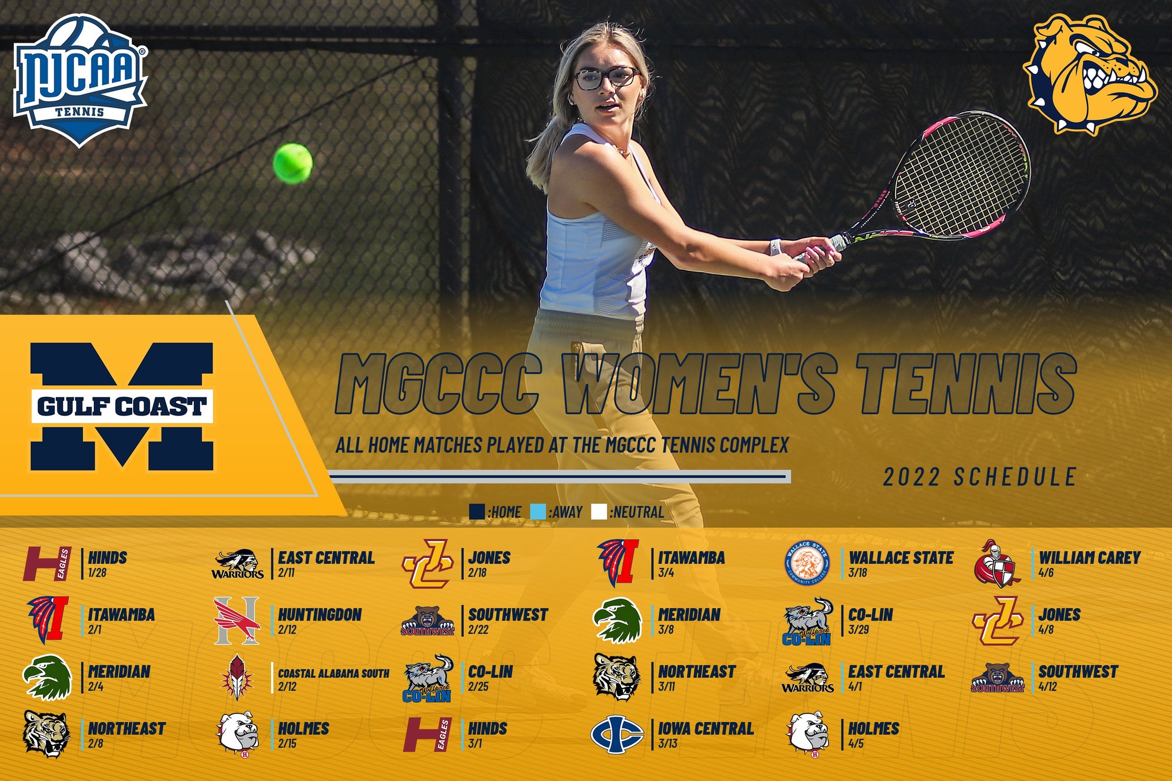 Gulf Coast women start Jan. 28